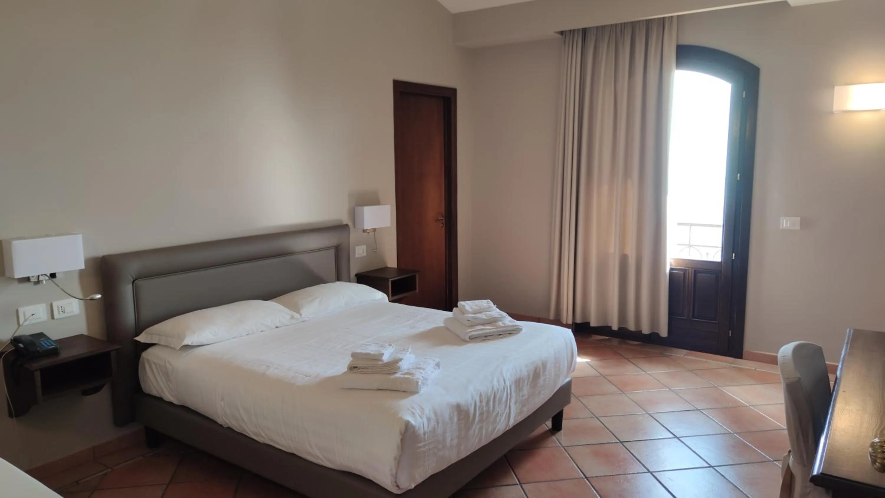 Bedroom, Bed in Airone Wellness Hotel