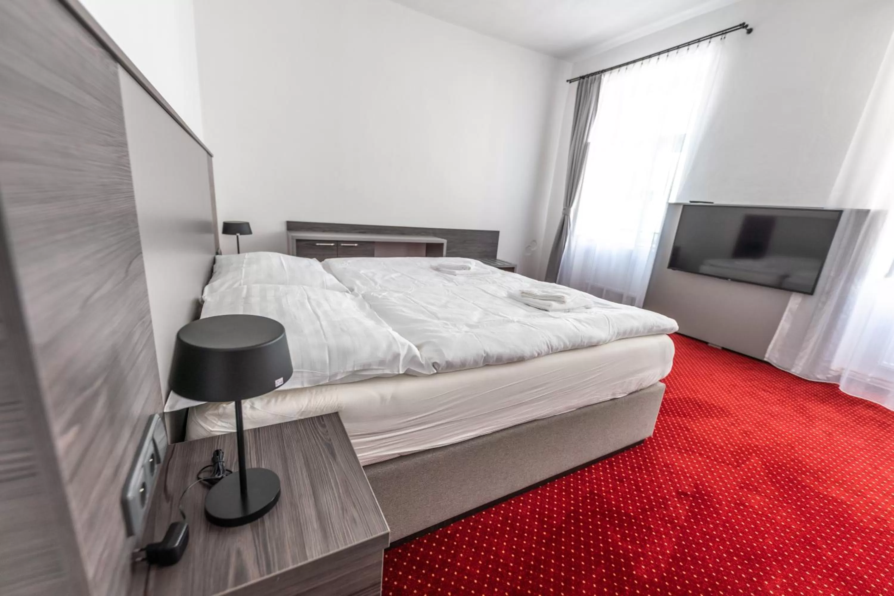 Bedroom, Bed in Hotel Třebovská restaurace