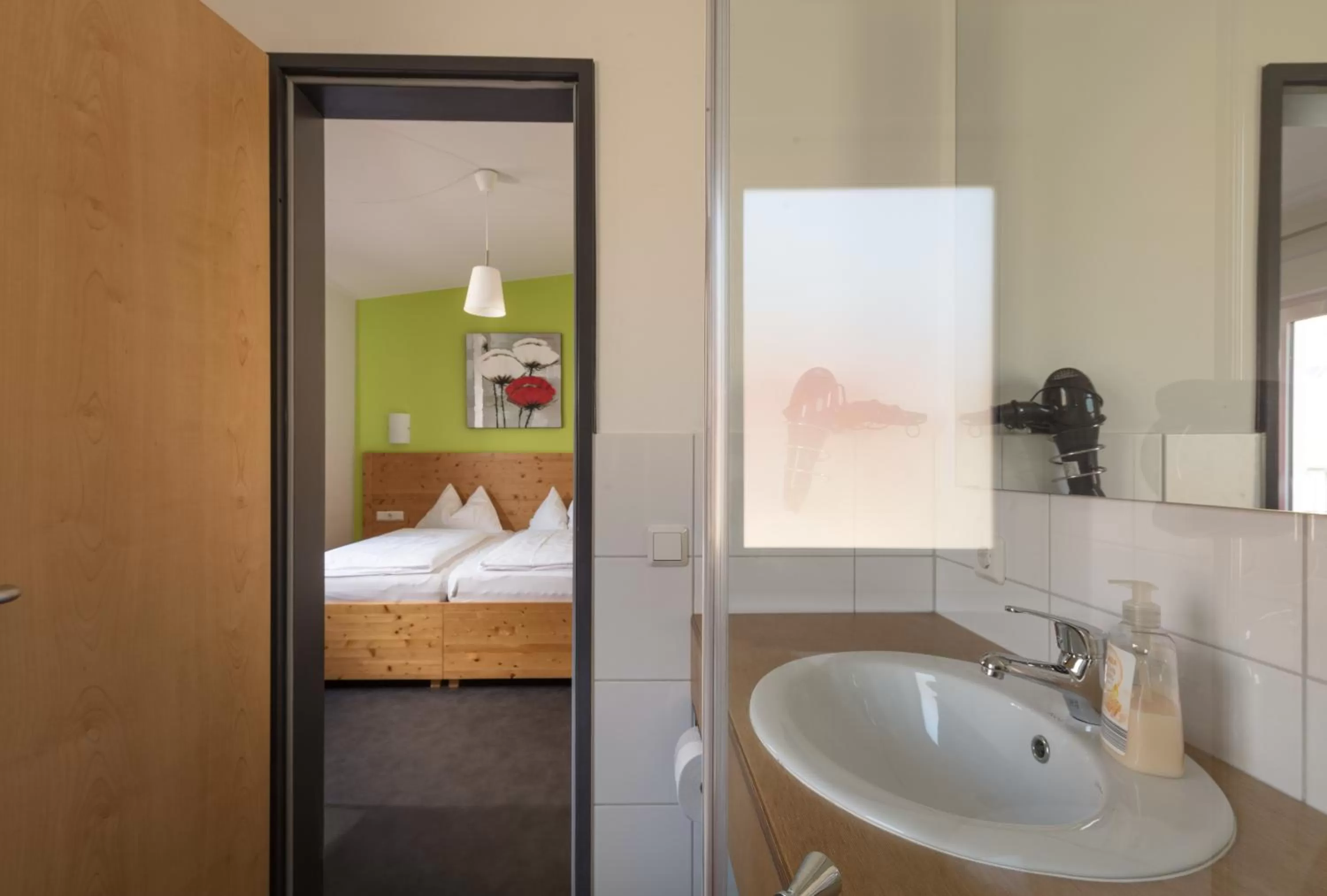 Bed in Hotel Demling