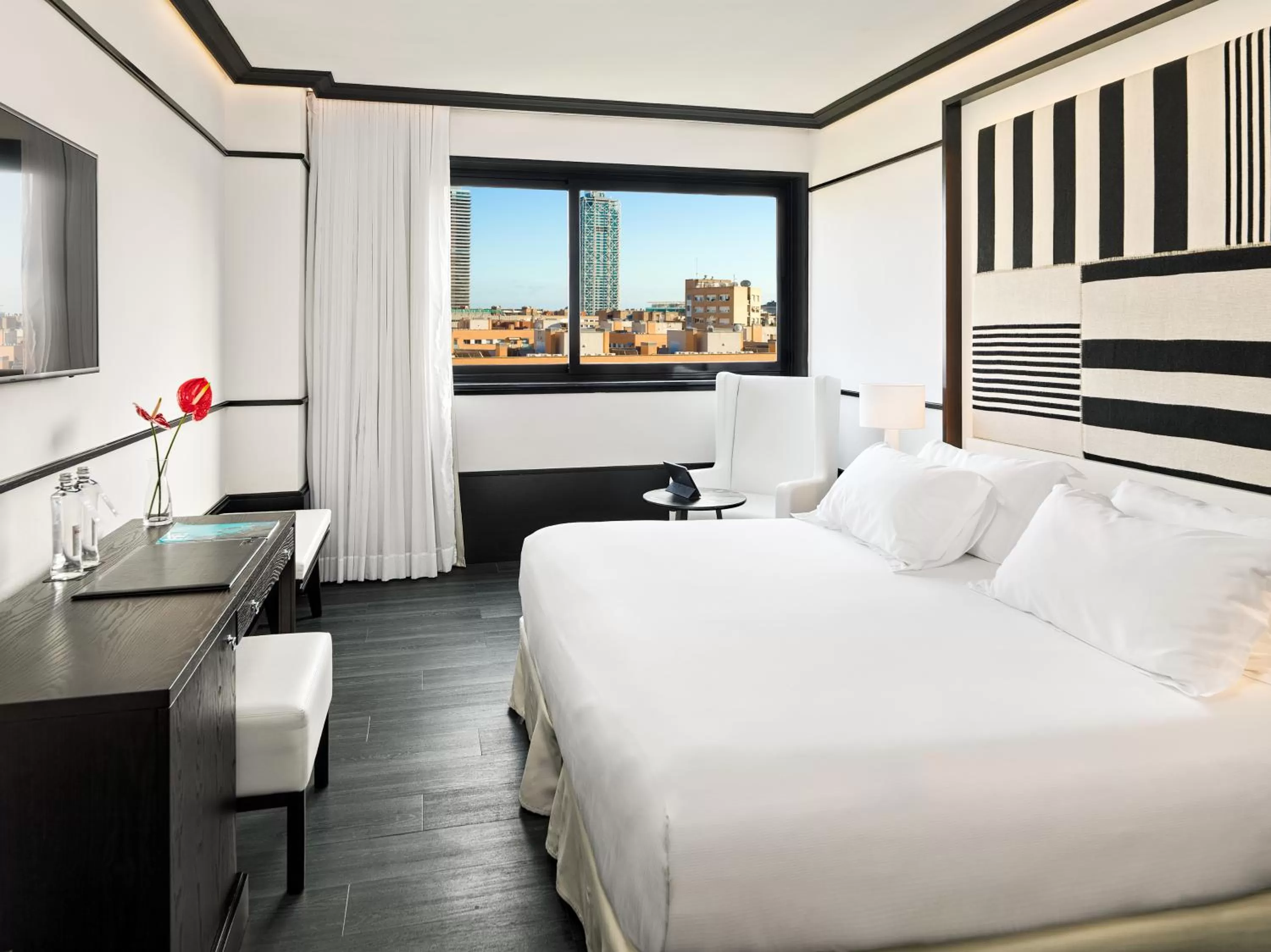Bed in H10 Marina Barcelona