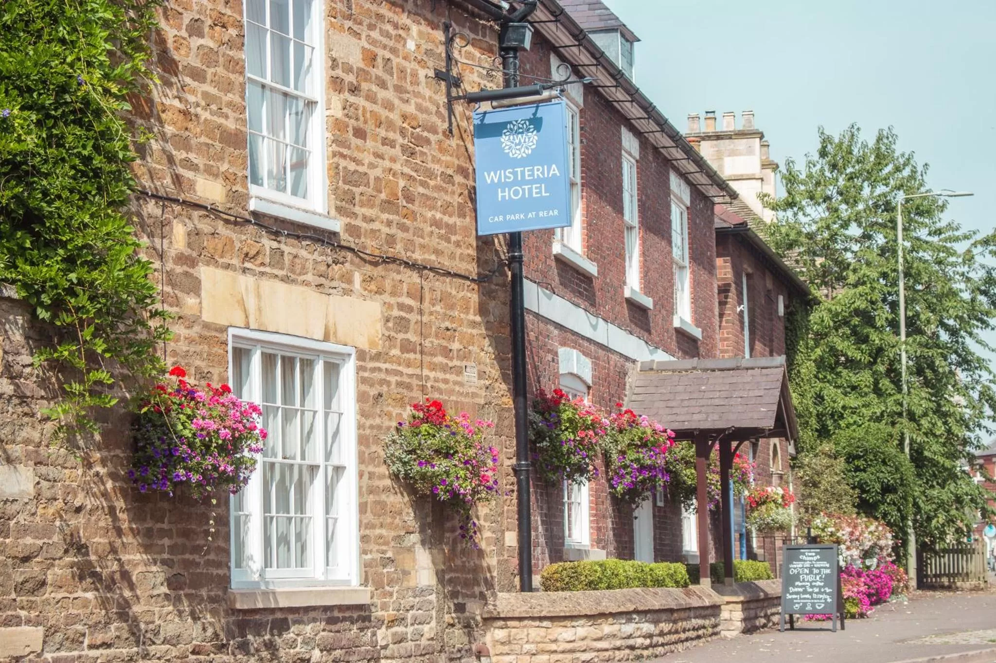 Property building in Wisteria Hotel