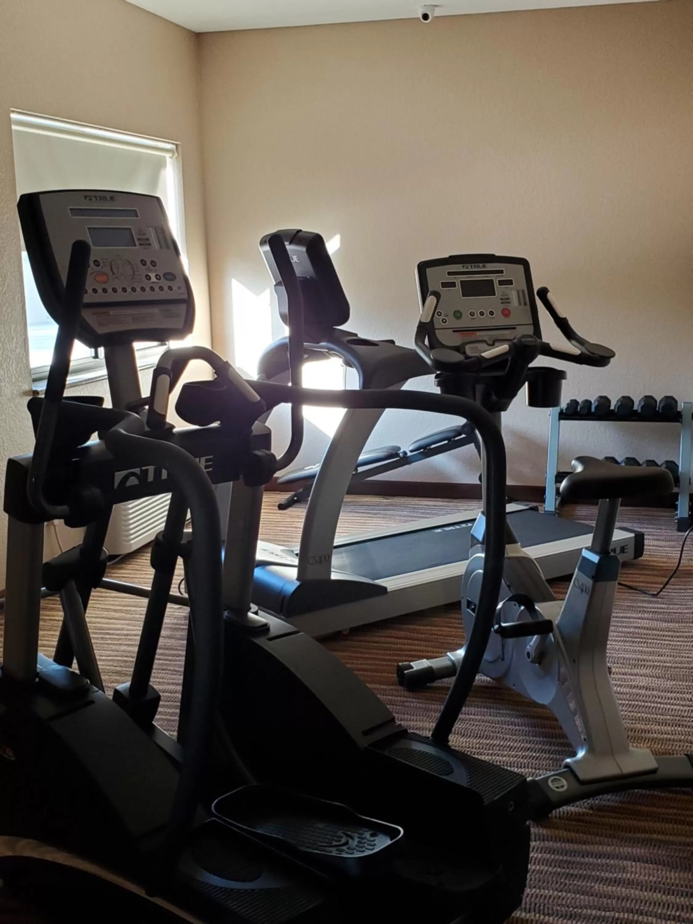 Fitness centre/facilities in Cobblestone Inn & Suites - Clarion