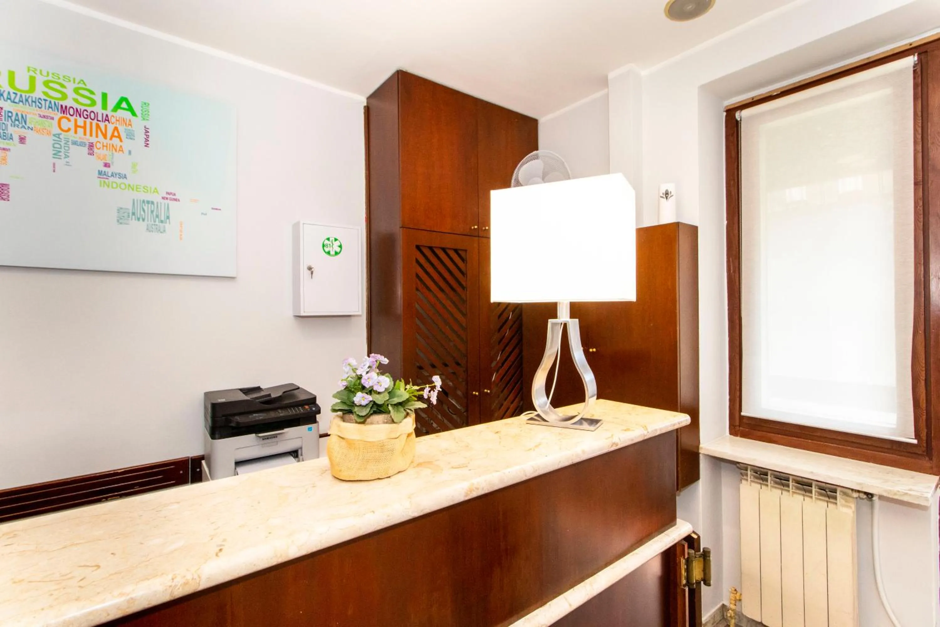 Lobby or reception in Hotel Cristallo Torino