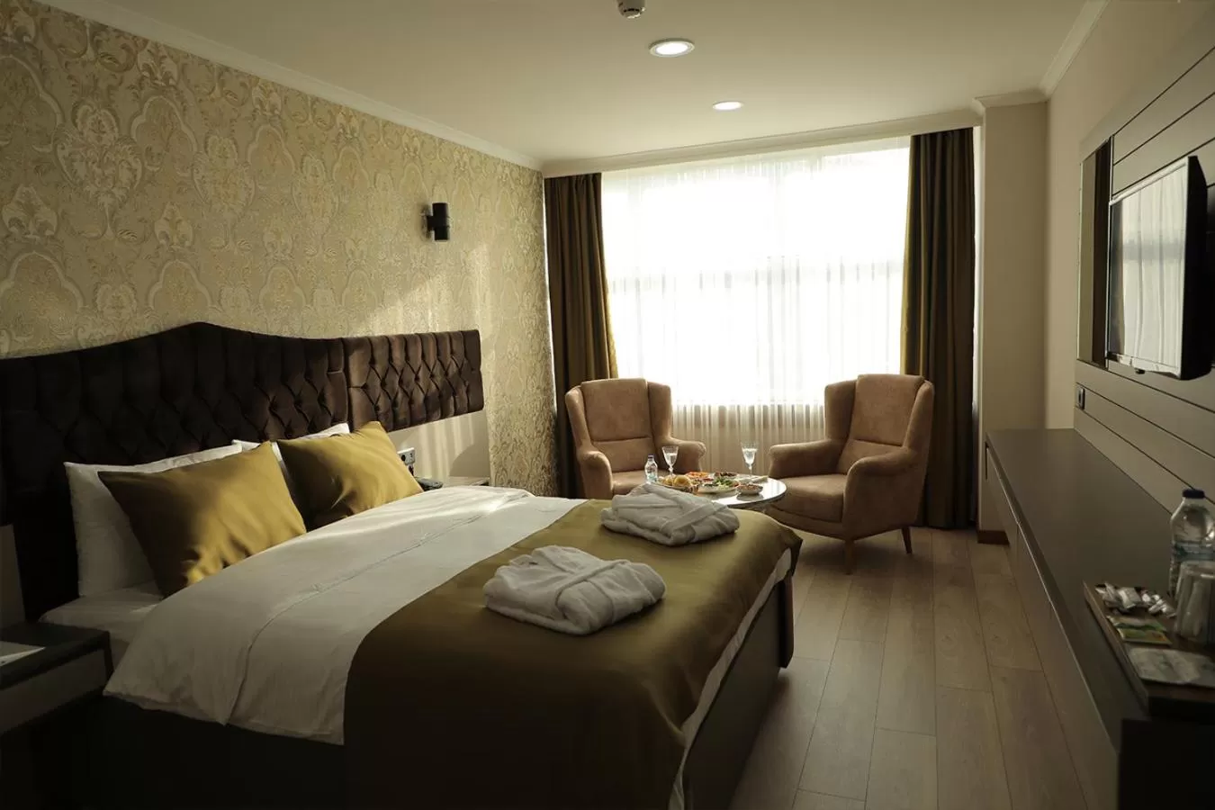 Bed in ELİT OTELHAN