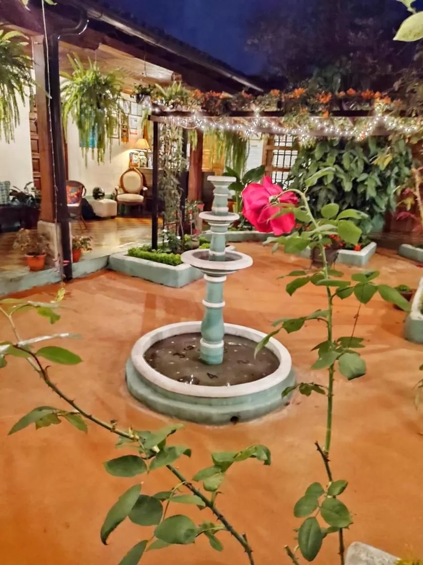 Patio in Hotel Palacio Chico 1948