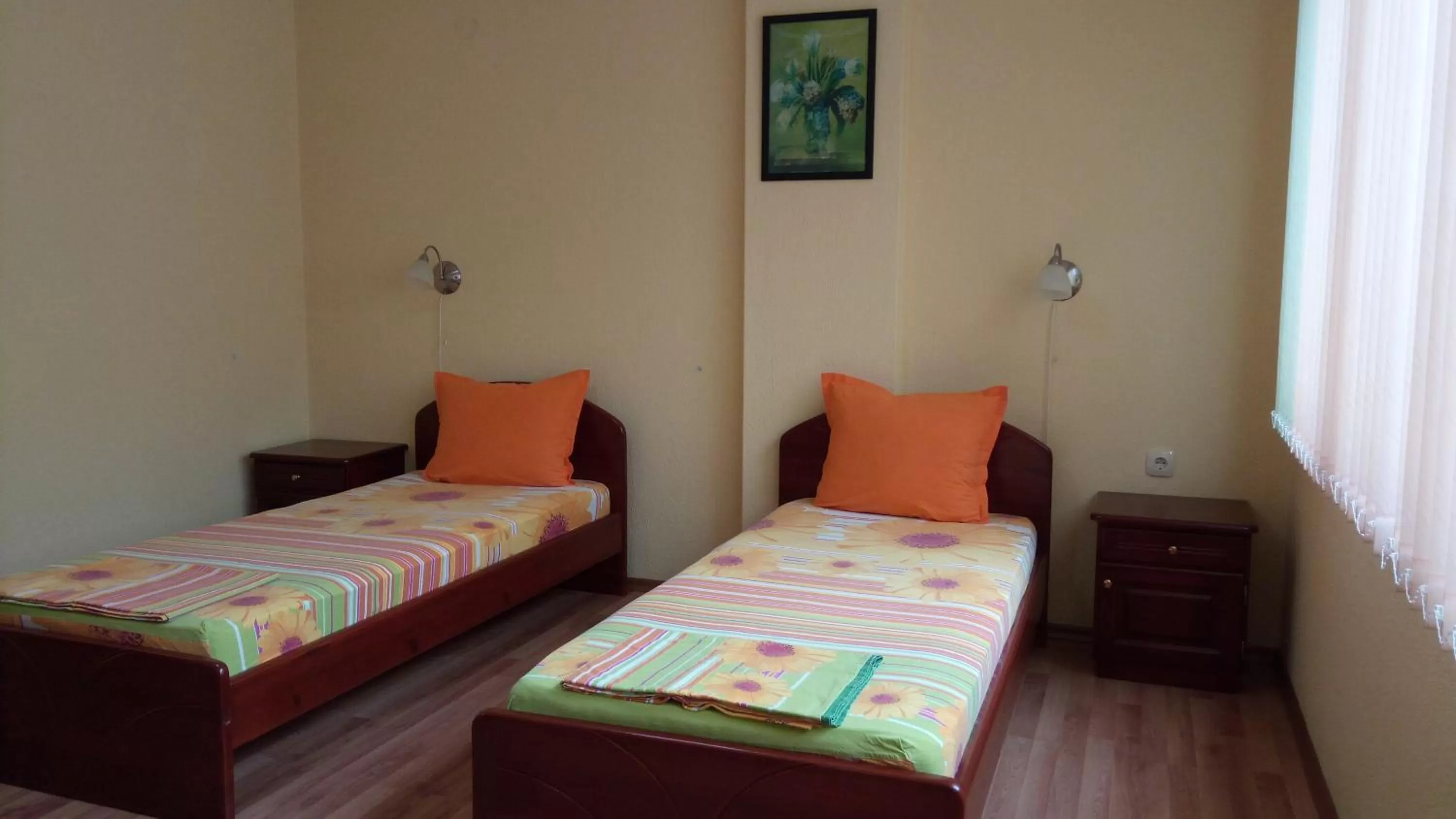 Bed in Motel Elegance