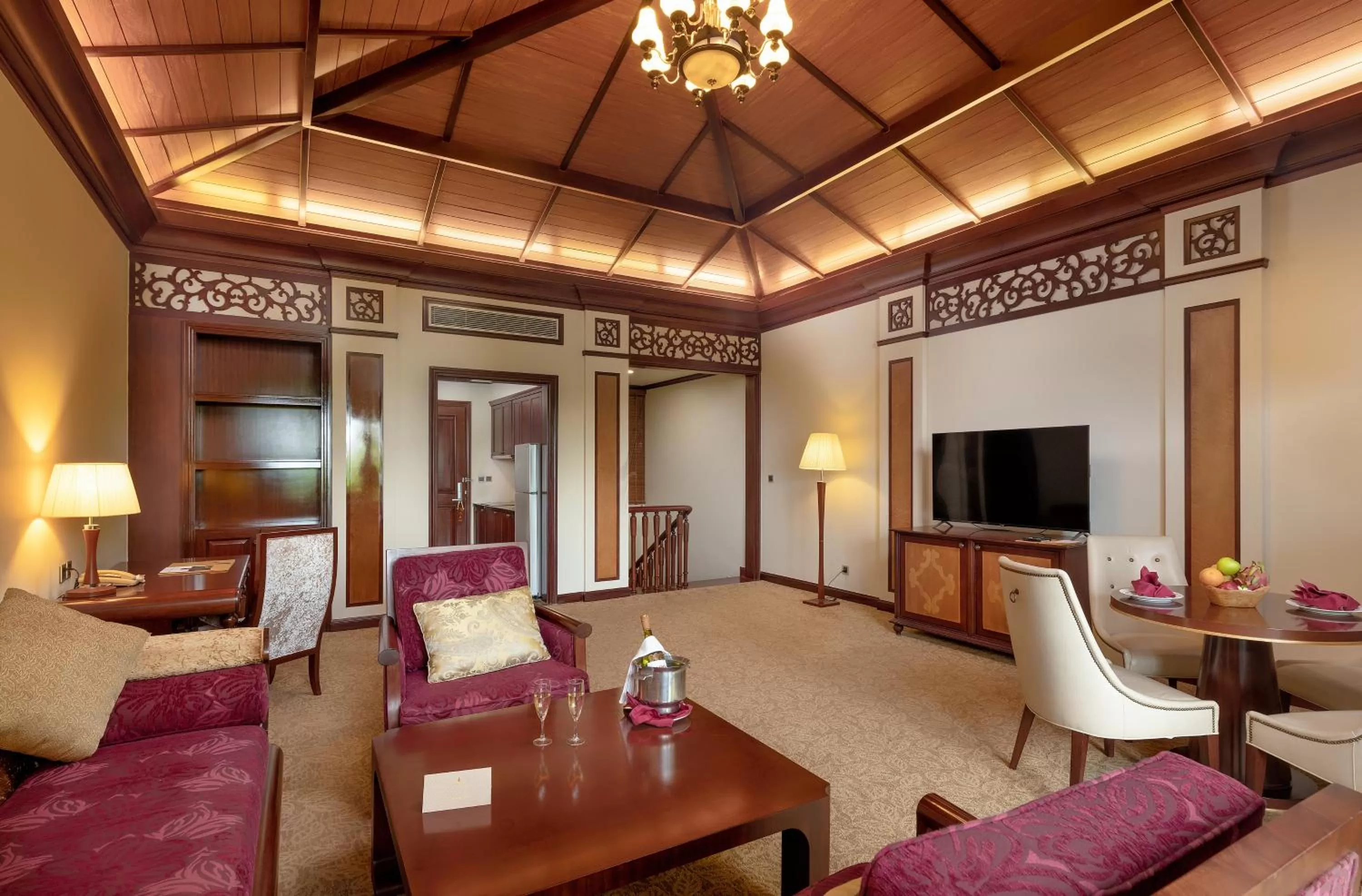 Living room in Vinpearl Luxury Nha Trang