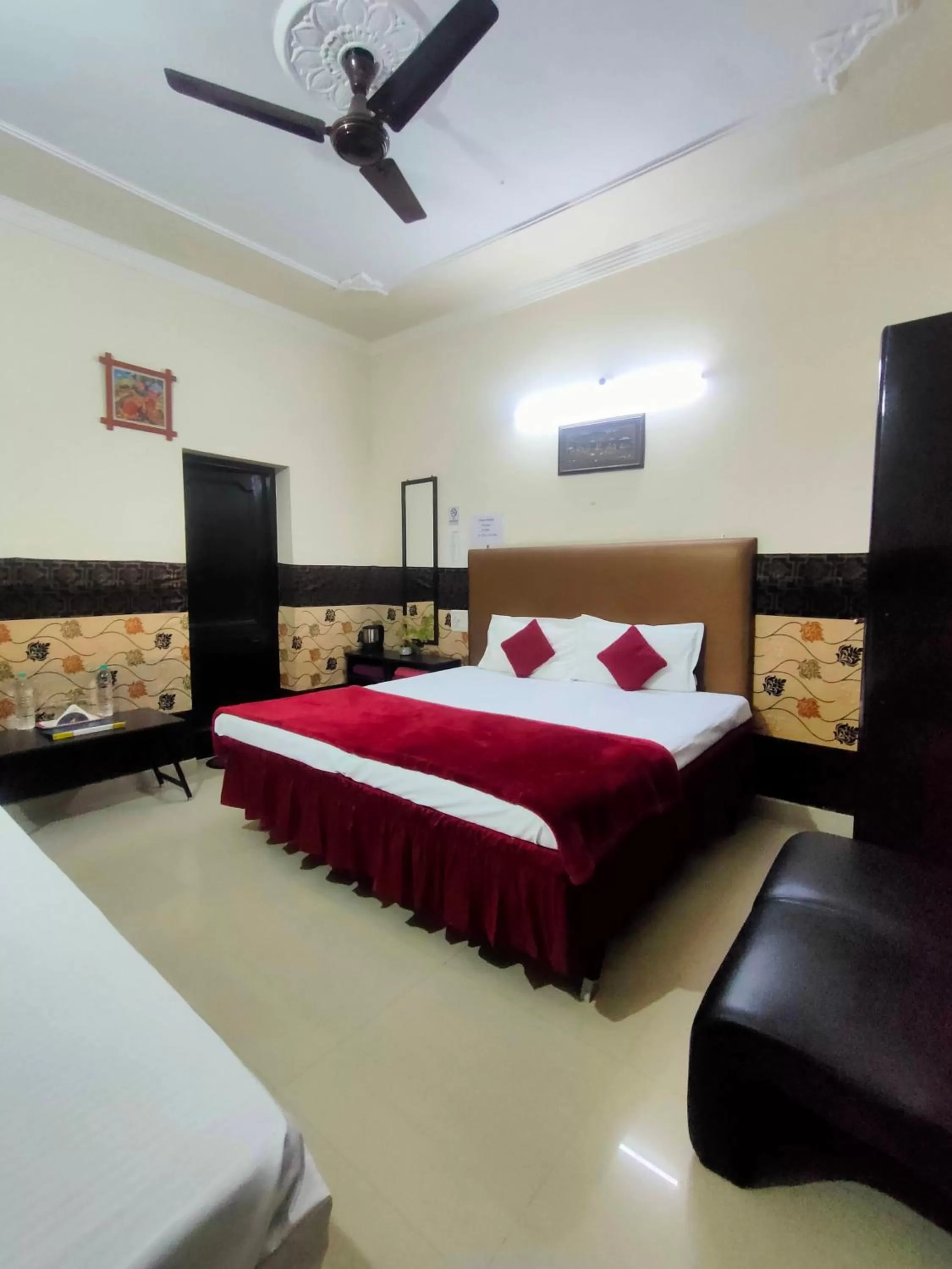Bedroom, Bed in New Chandigarh Holiday Home