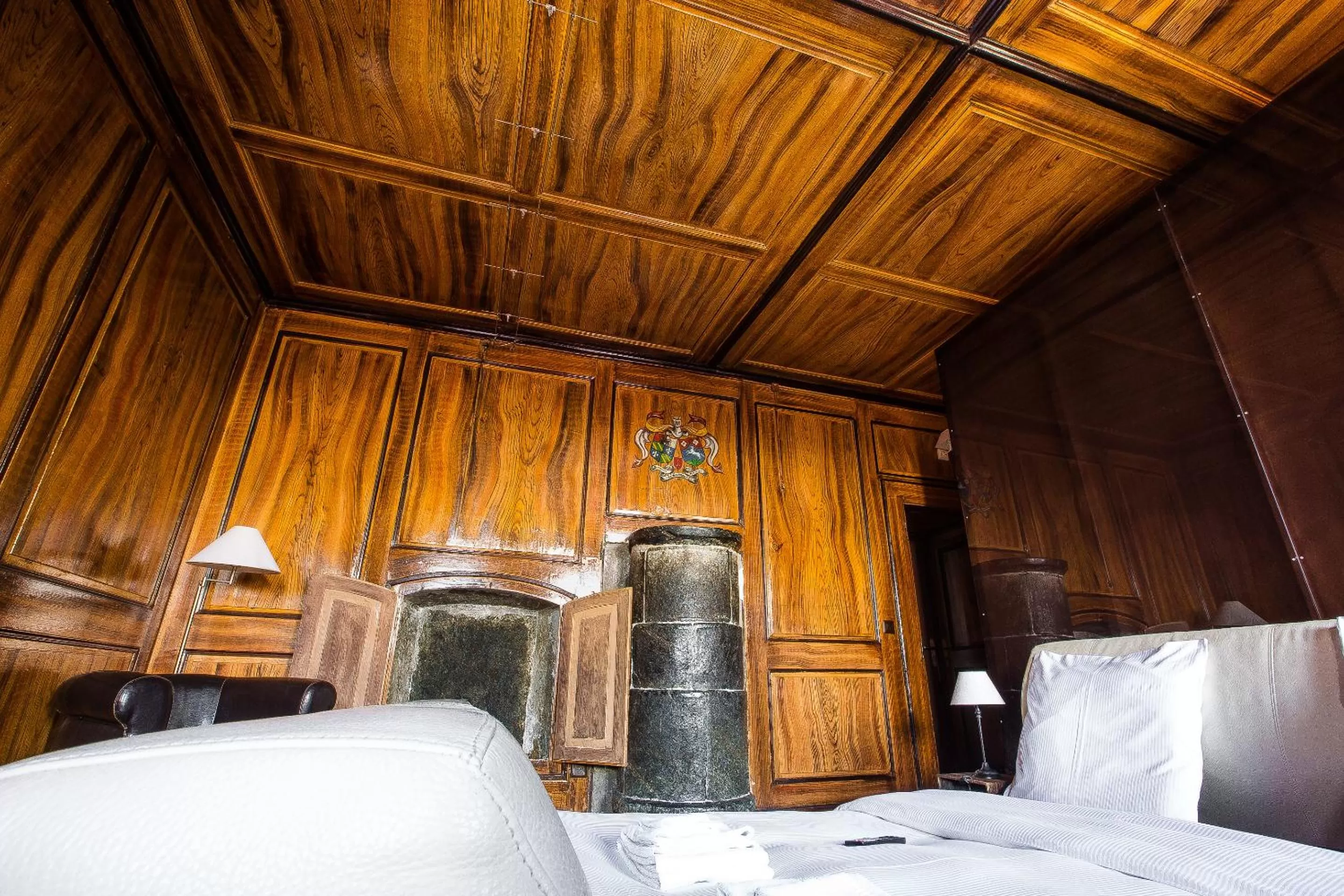 Decorative detail, Bed in La Grande Maison