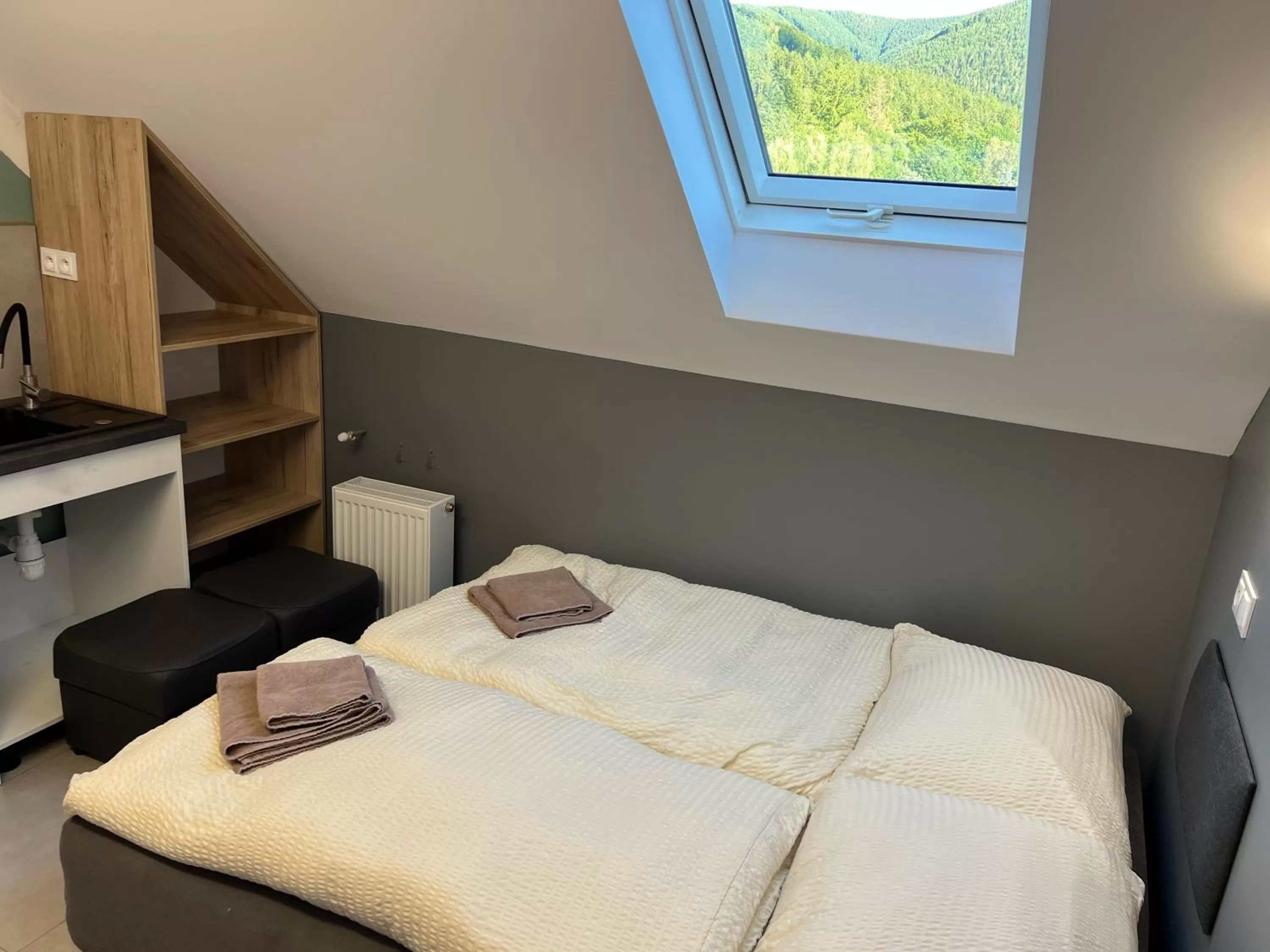 Bed in Hotel U Kociana