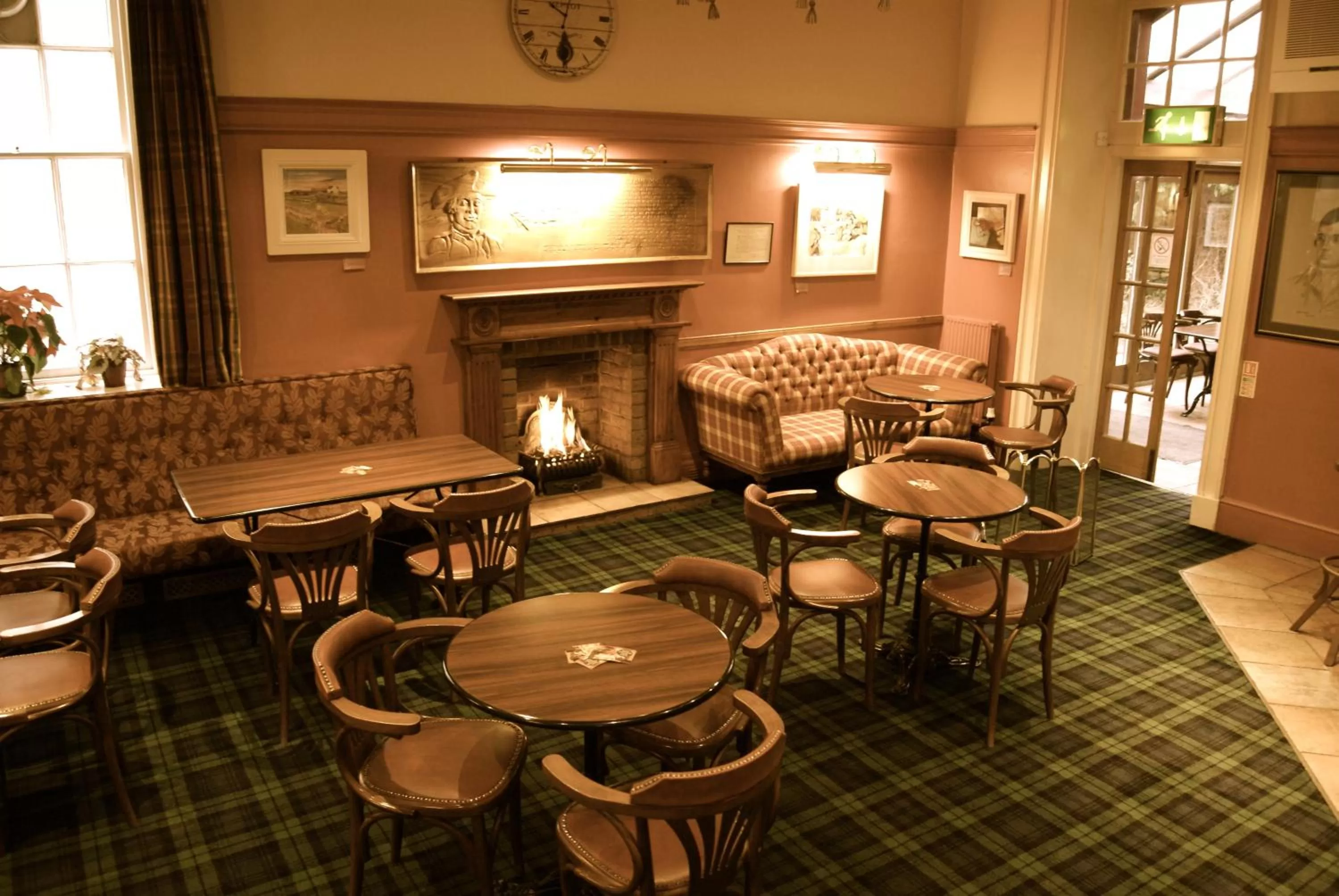 Seating area in Selkirk Arms Hotel