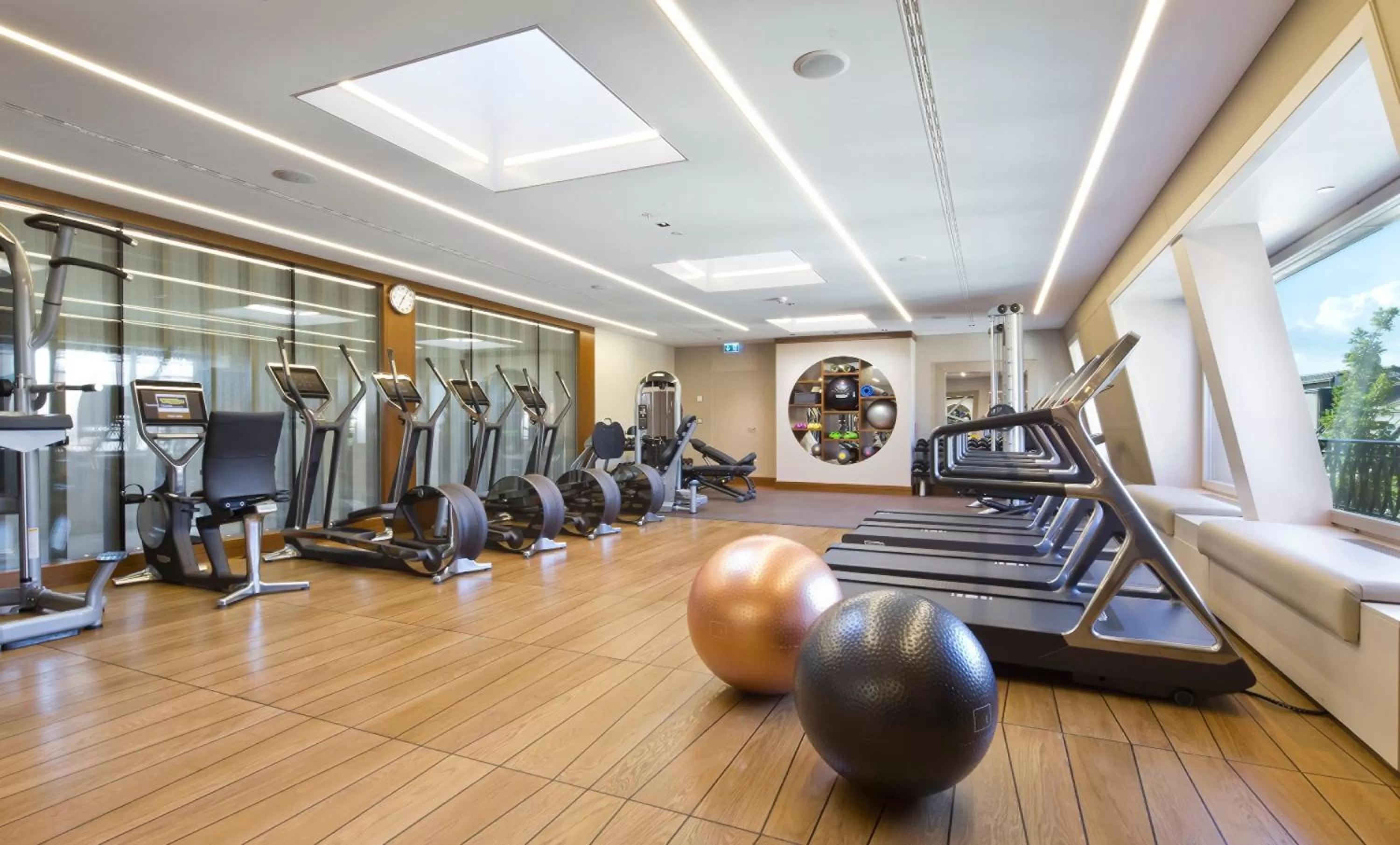 Fitness centre/facilities in Four Seasons Hotel des Bergues Geneva