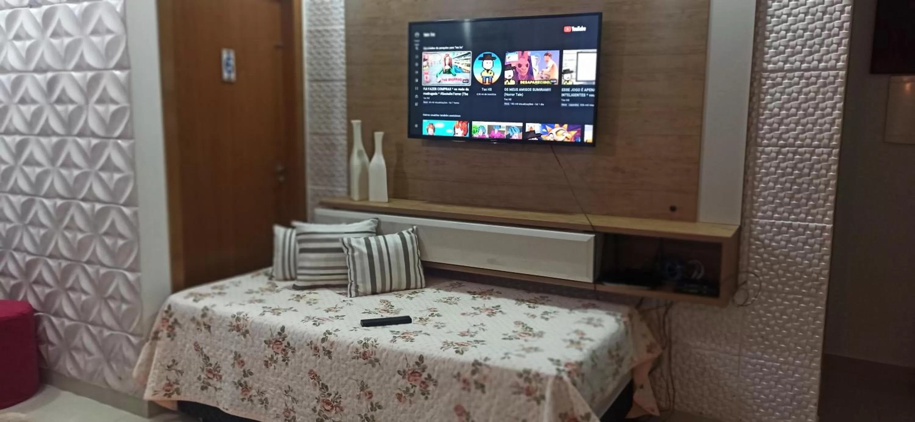 Bed in Pousada Bom Sono