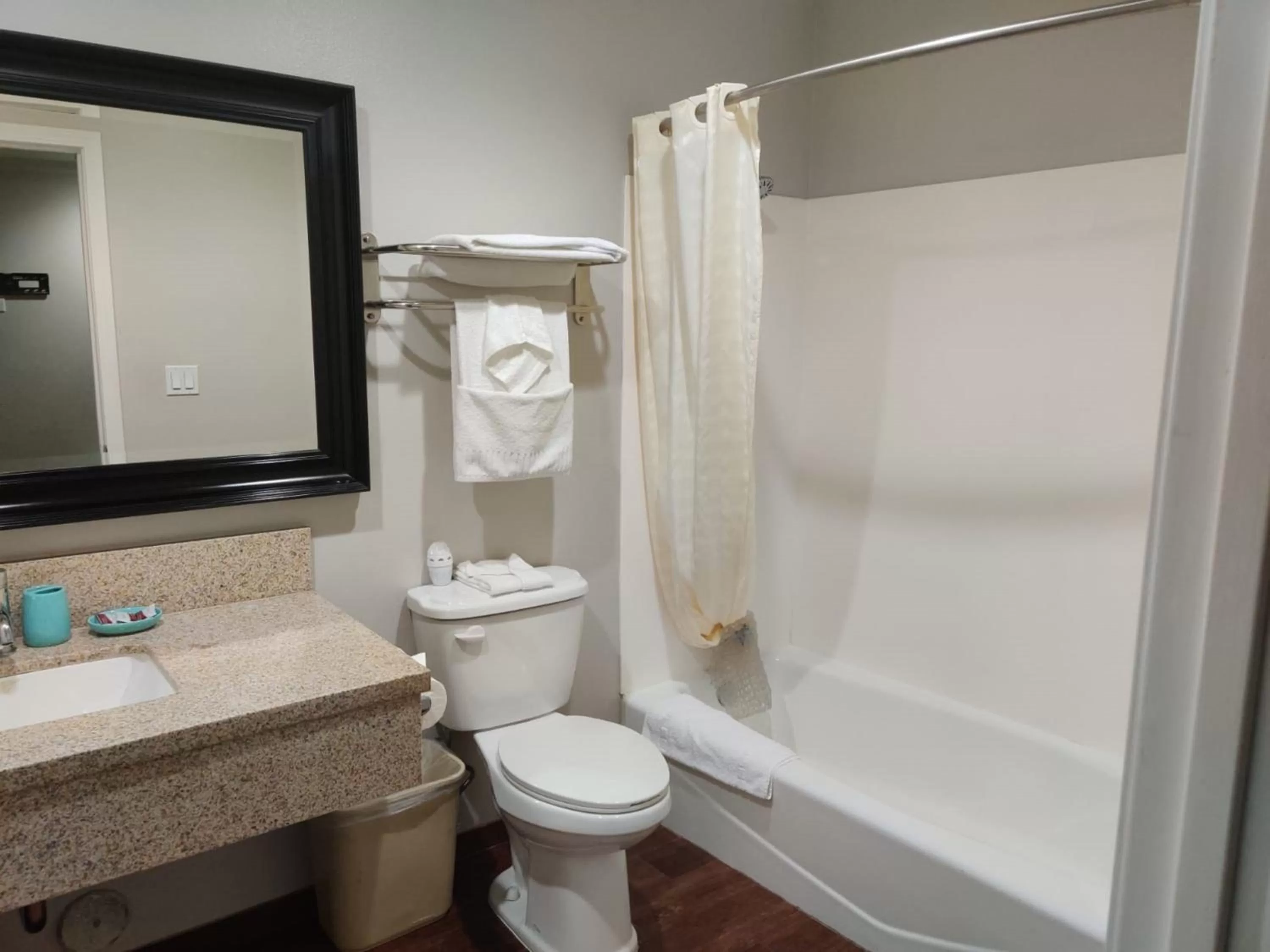 Shower in LYFE INN & SUITES by AGA - LAX Airport