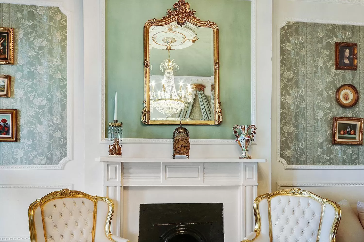 Seating area in French Quarter Mansion