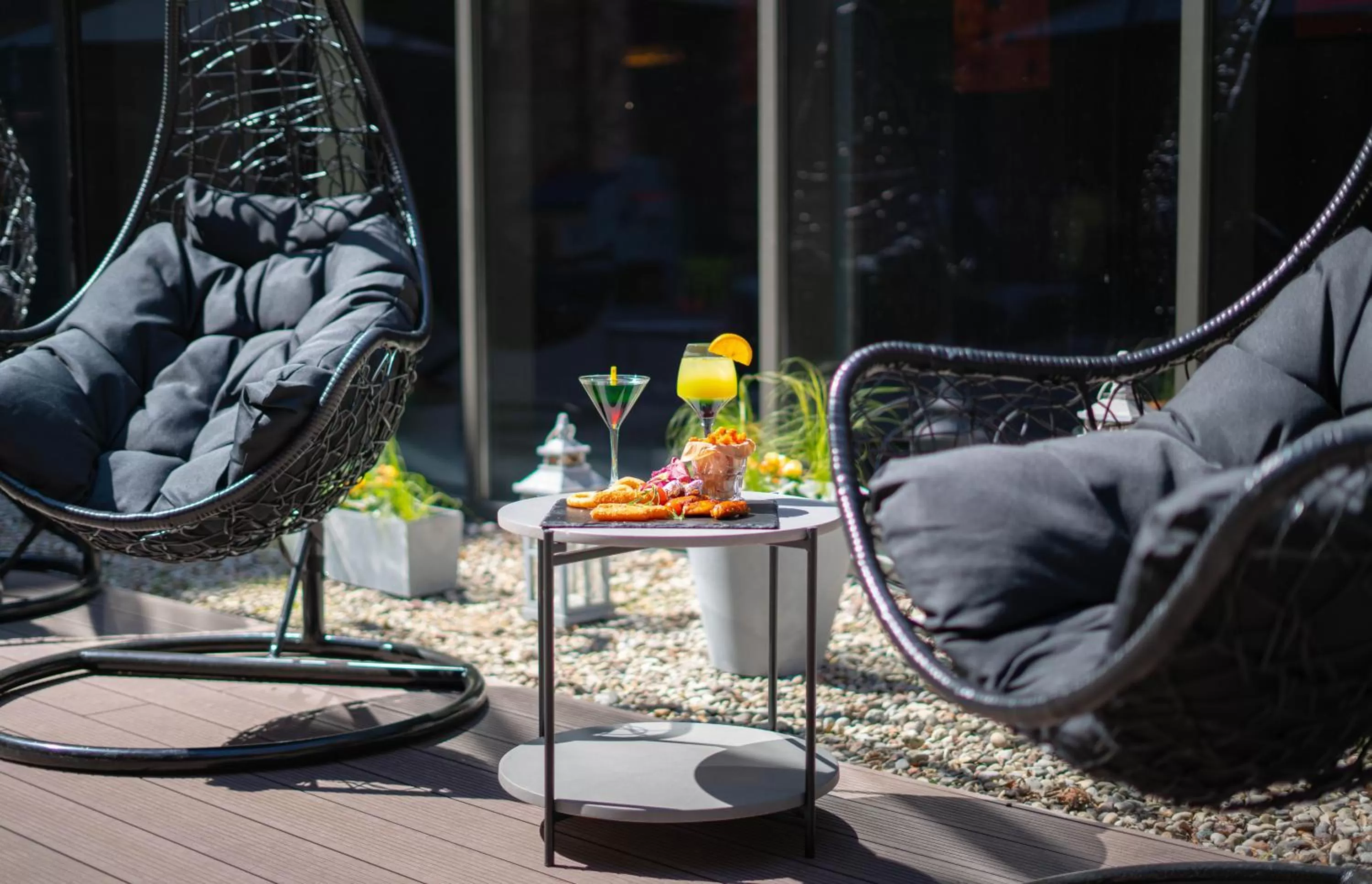 Balcony/Terrace in VICTORIA Hotel Kaunas