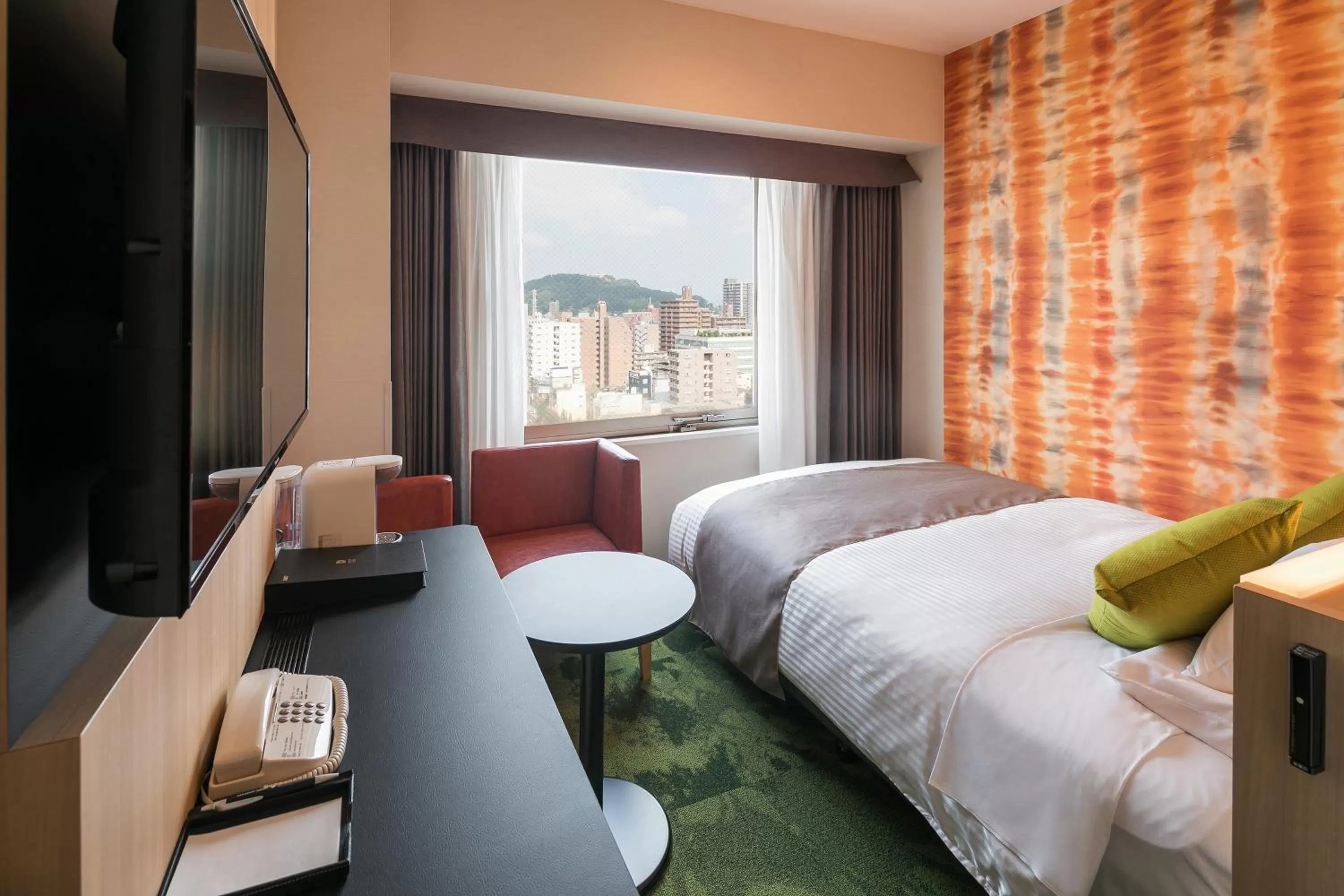 Photo of the whole room, Bed in HOTEL MYSTAYS Matsuyama