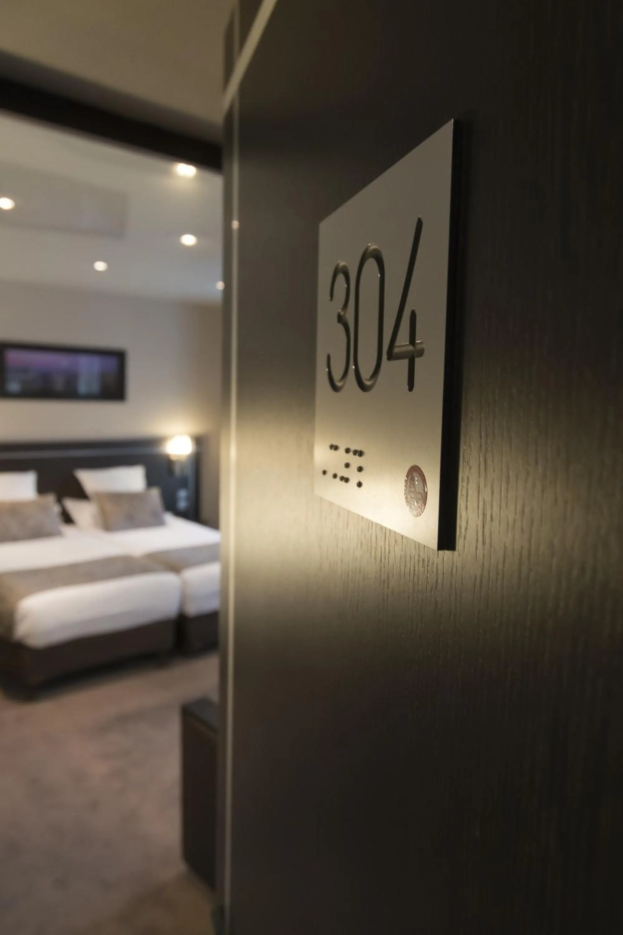 Bed in Hotel Choiseul Opera