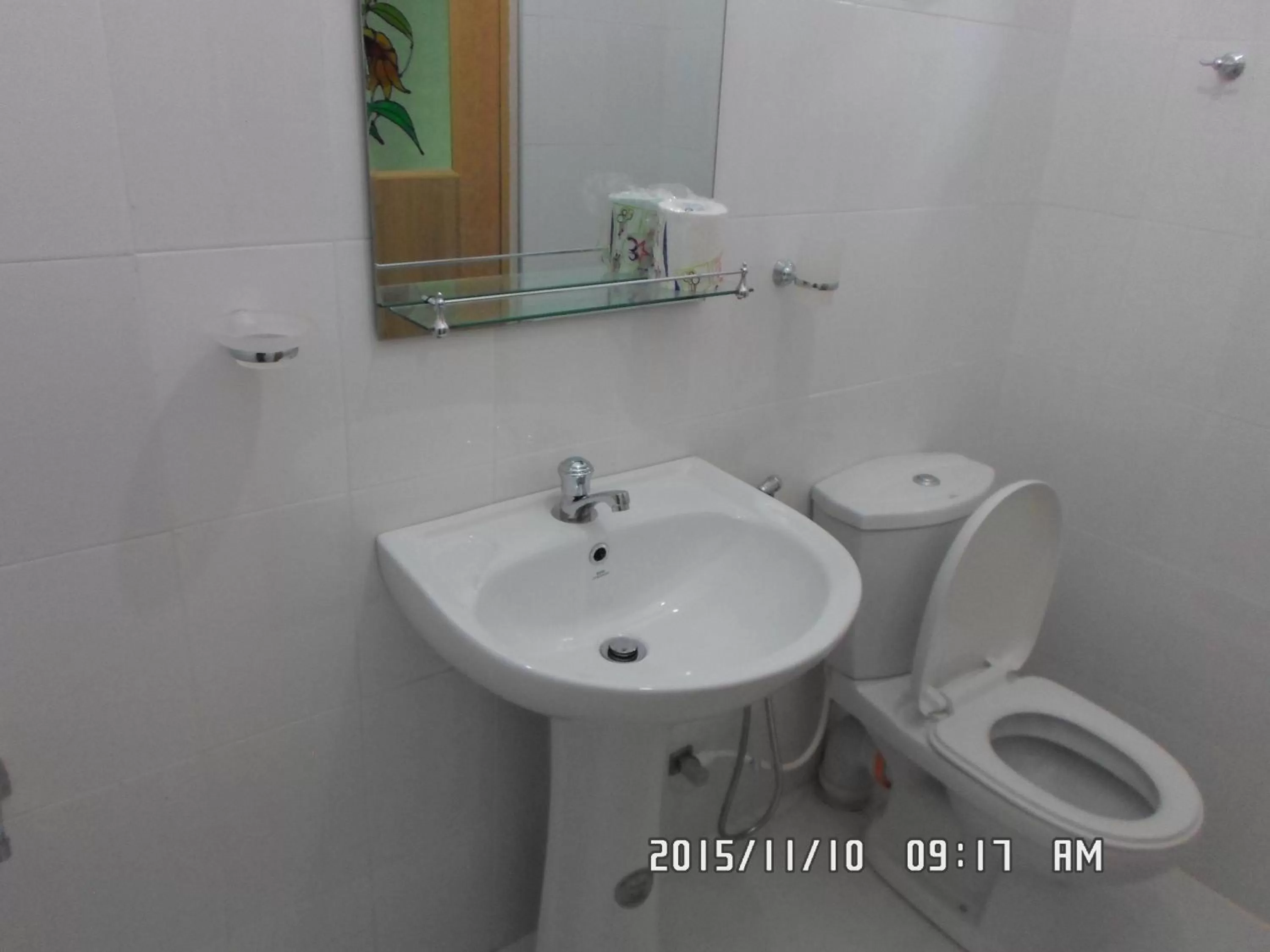 Bathroom in Green Lantern Inn