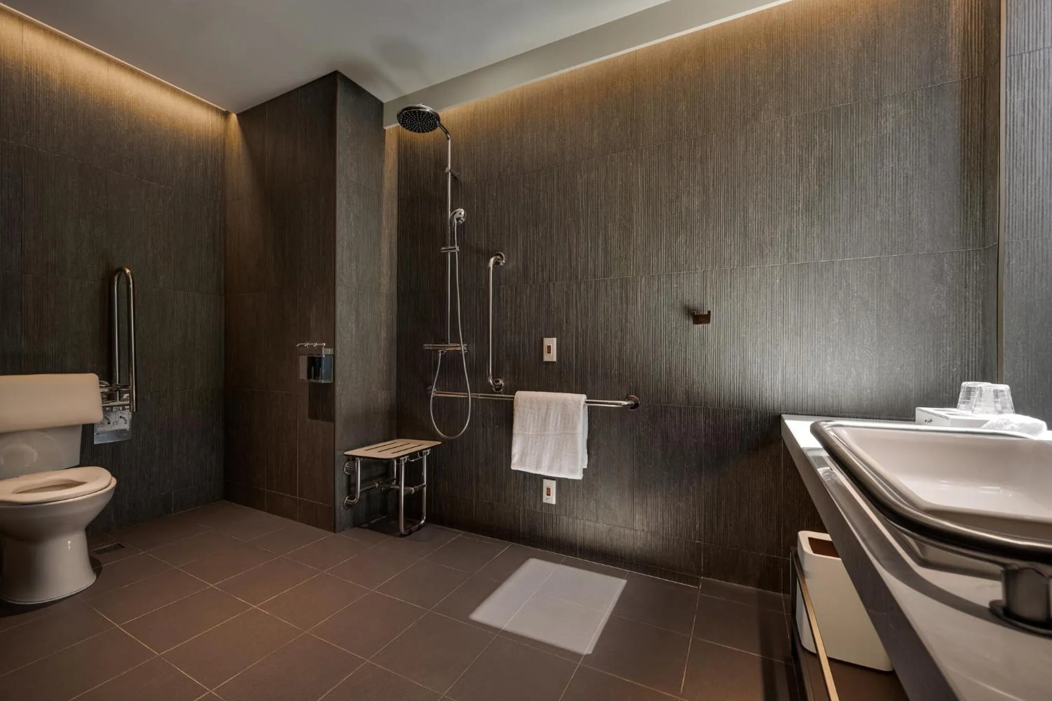 Bathroom in Hotel Resonance Taipei, Tapestry Collection by Hilton