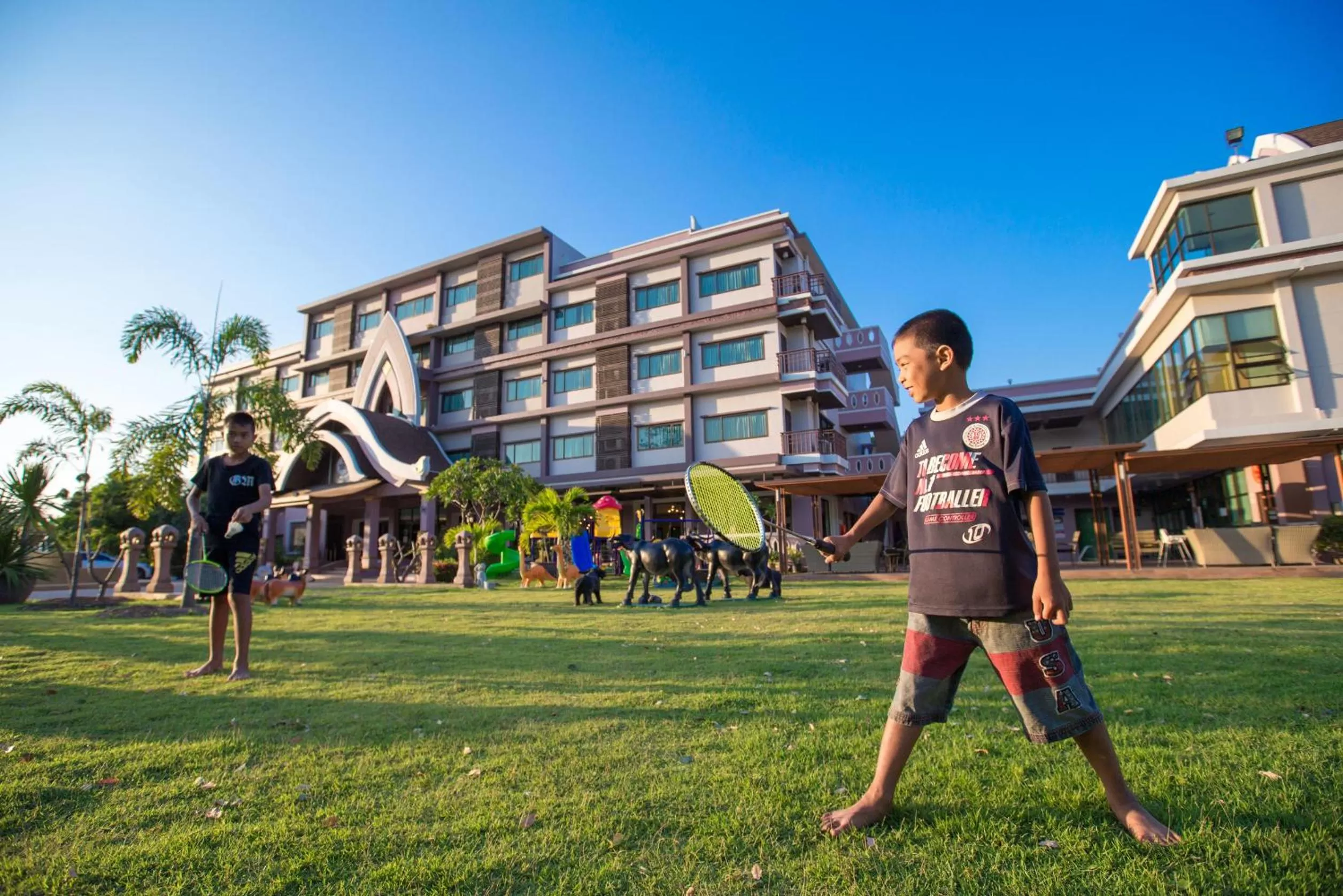 Garden in Phanomrungpuri Hotel Buriram