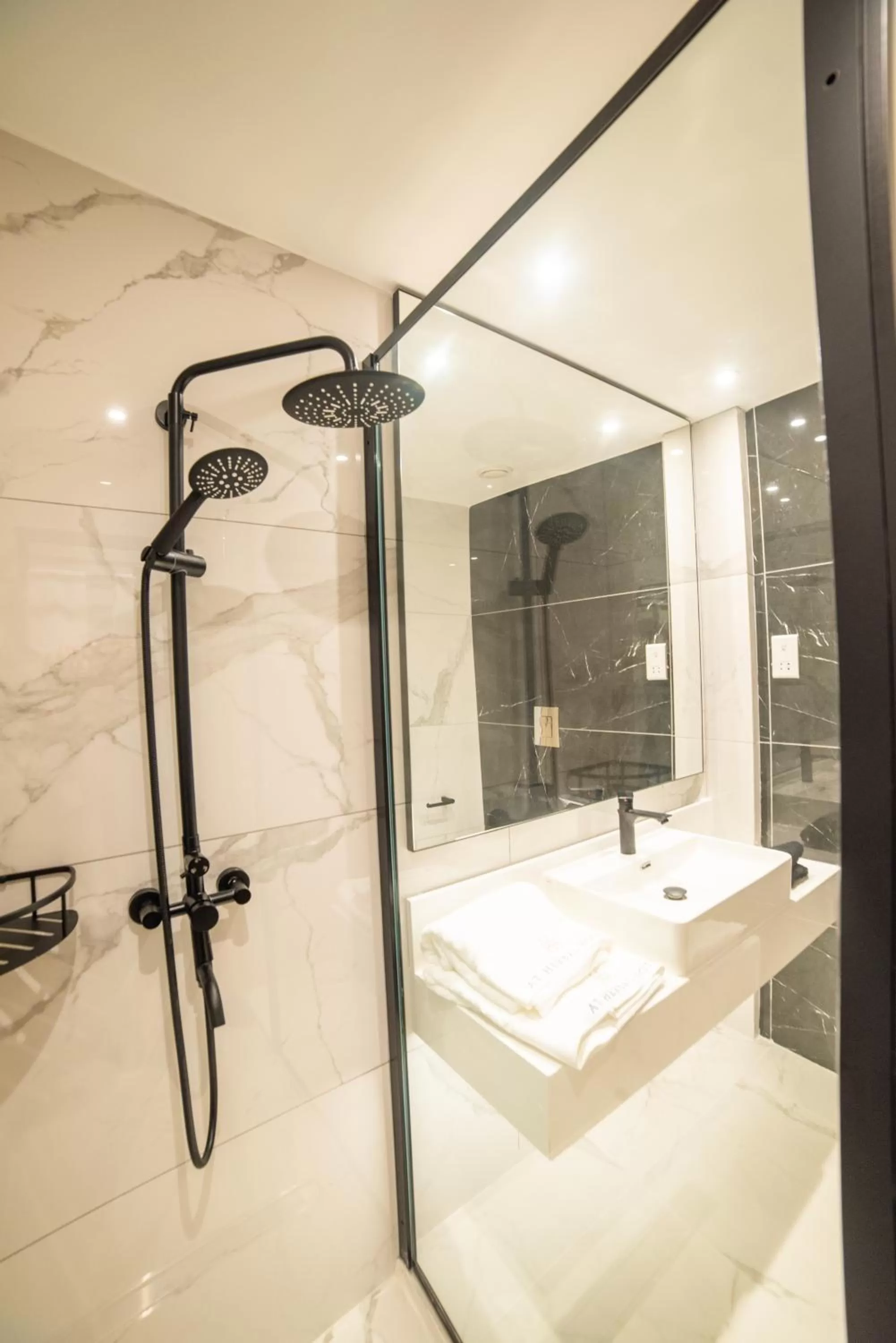 Bathroom in At Herbal Boutique Hotel & Spa