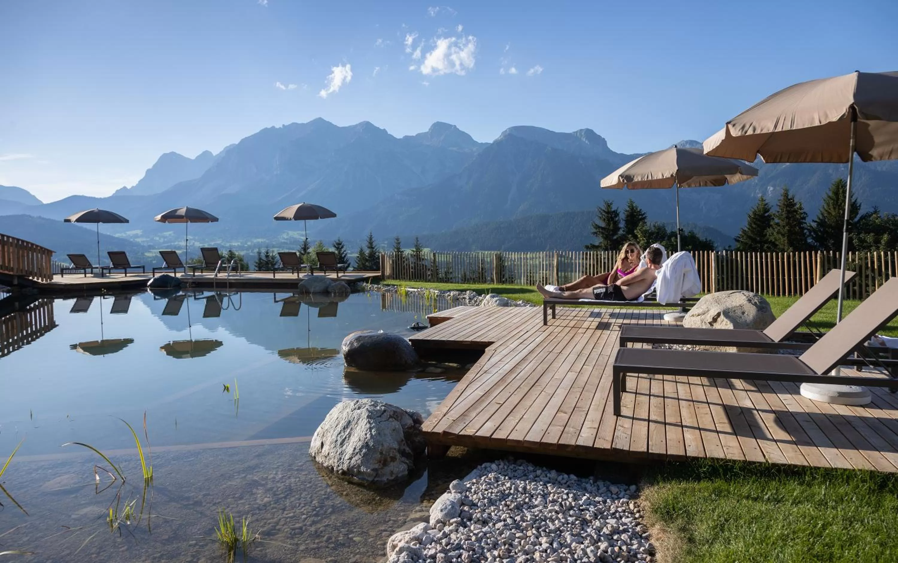 Swimming pool in Hotel Schröckerhof