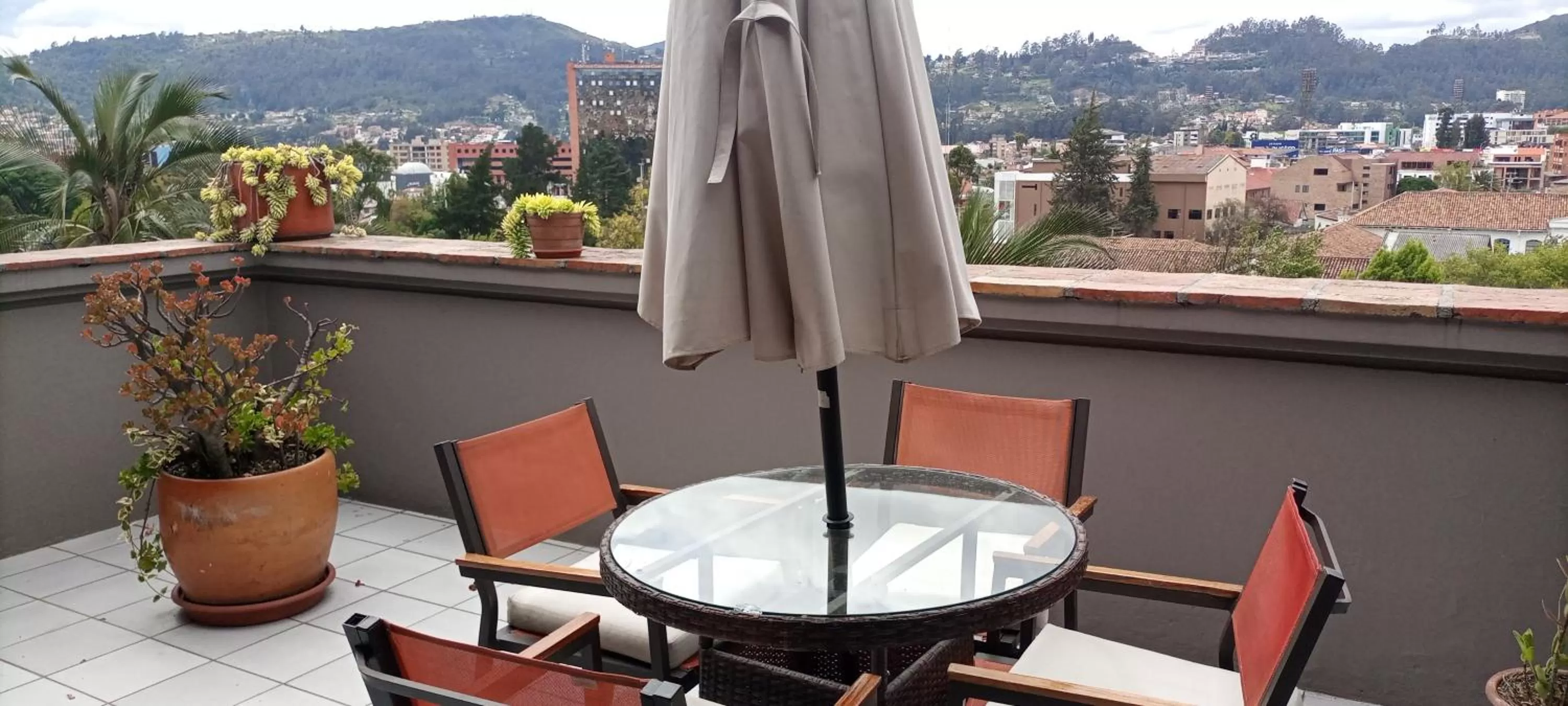 Patio in Hotel Victoria