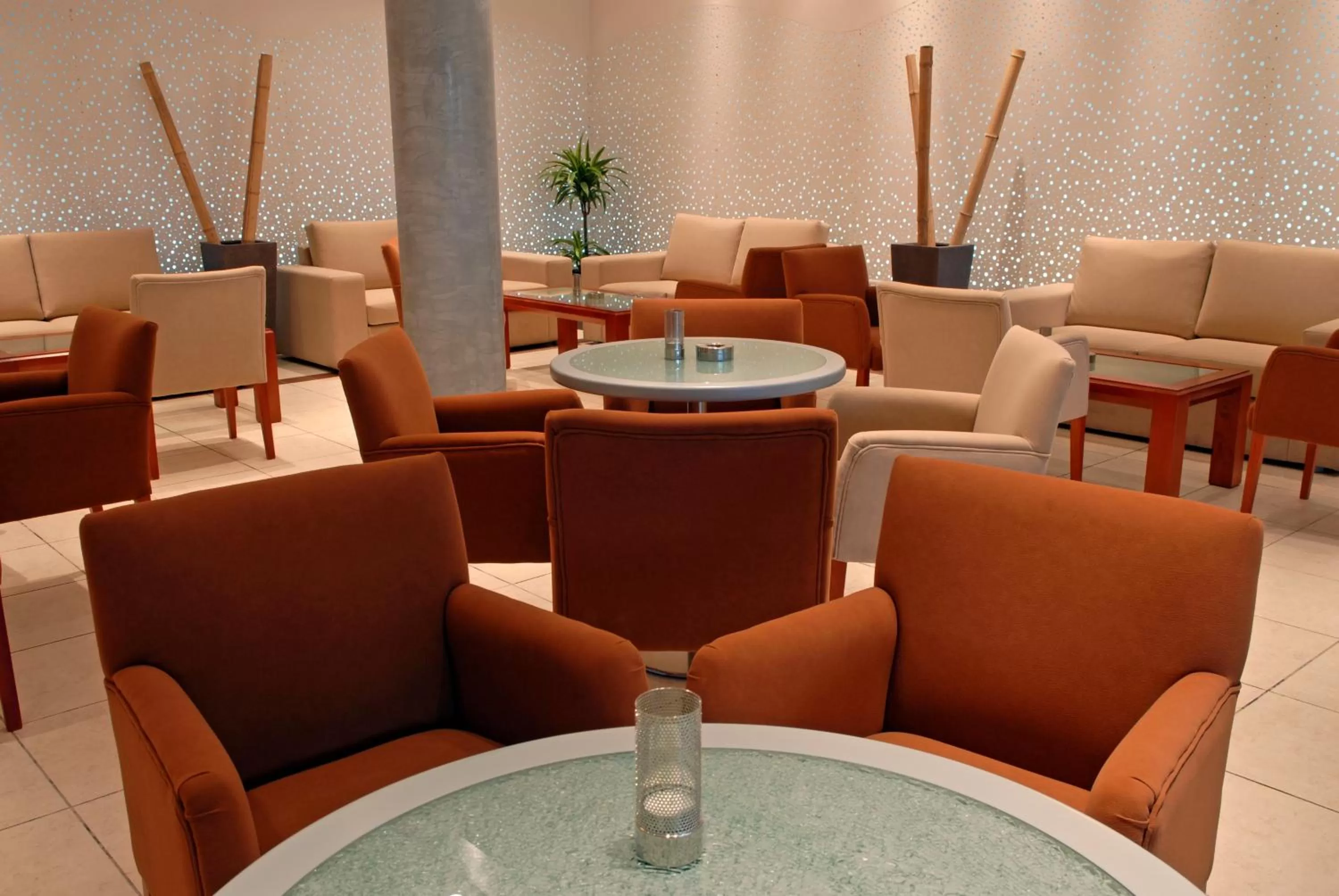 Lounge or bar in Pyramos Hotel