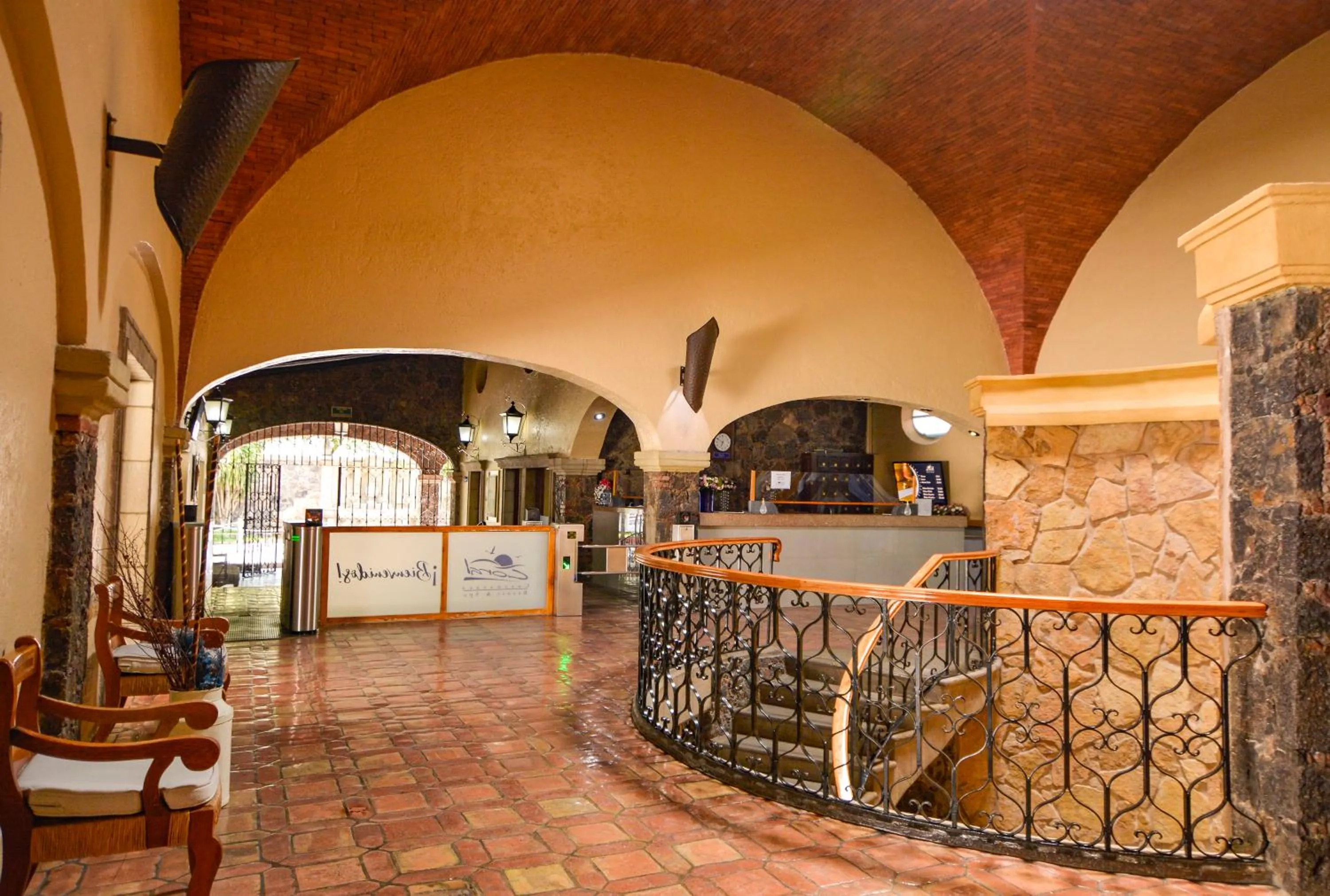 Lobby or reception in Hotel Coral Cuernavaca