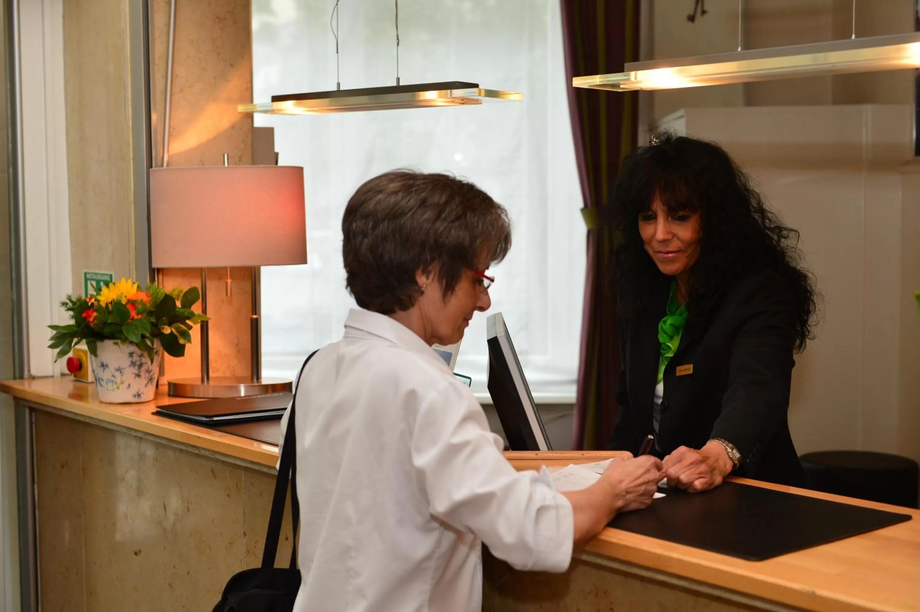 Lobby or reception in Frühlings-Hotel