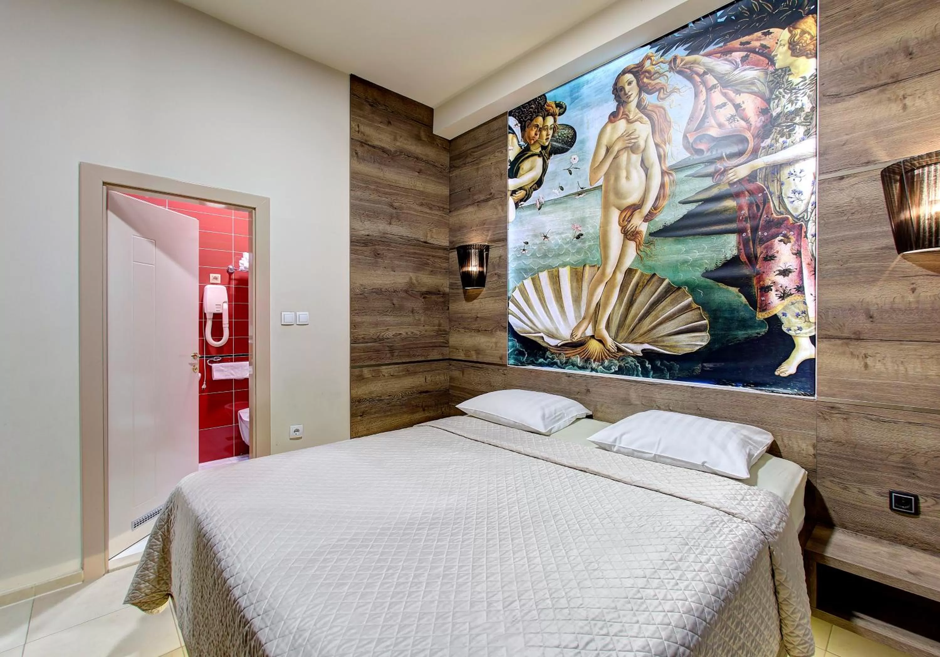 Bed in Hotel Le Pont