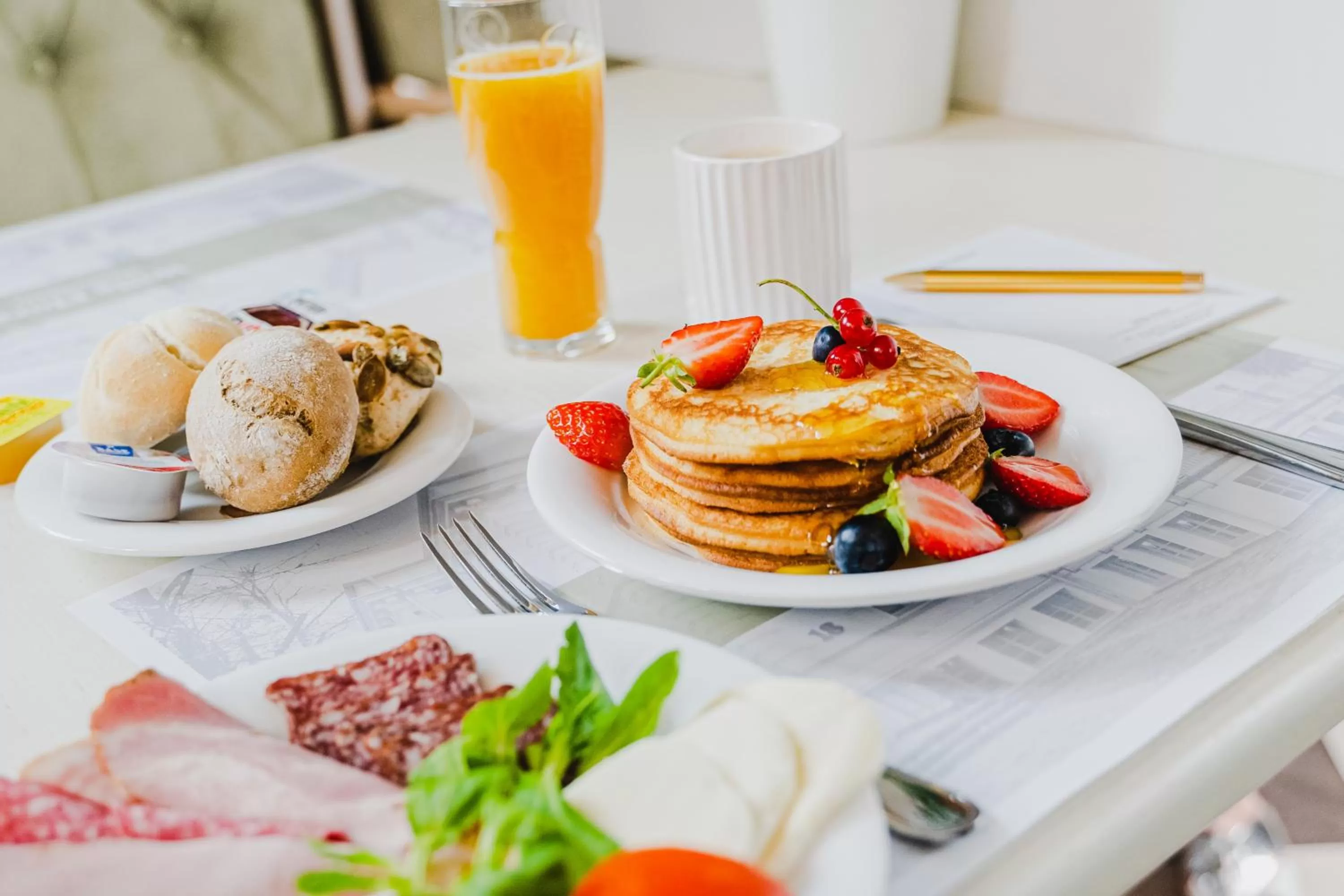 Food close-up in Hotel Willa Flora
