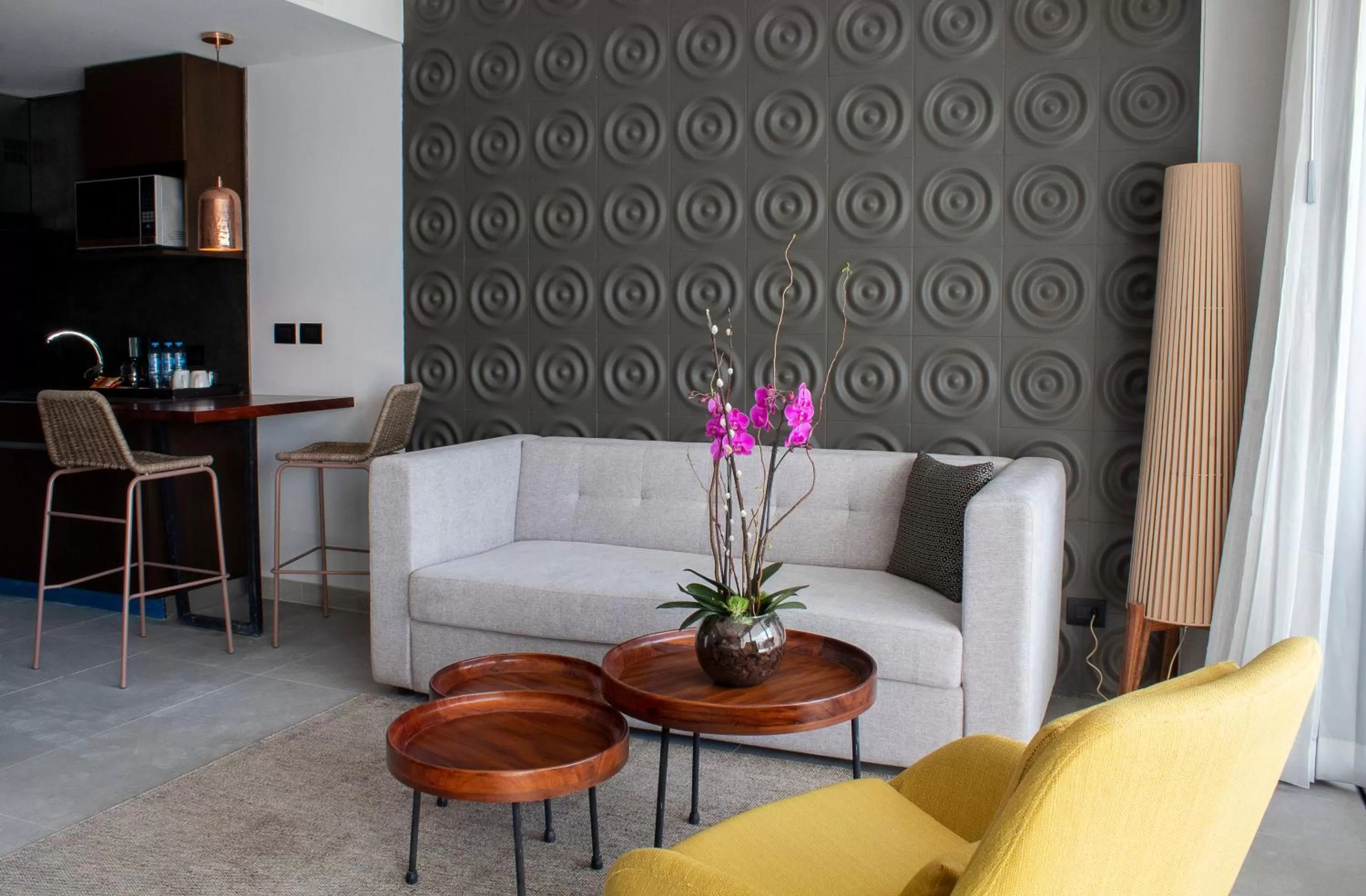 Living room in The Fives Oceanfront