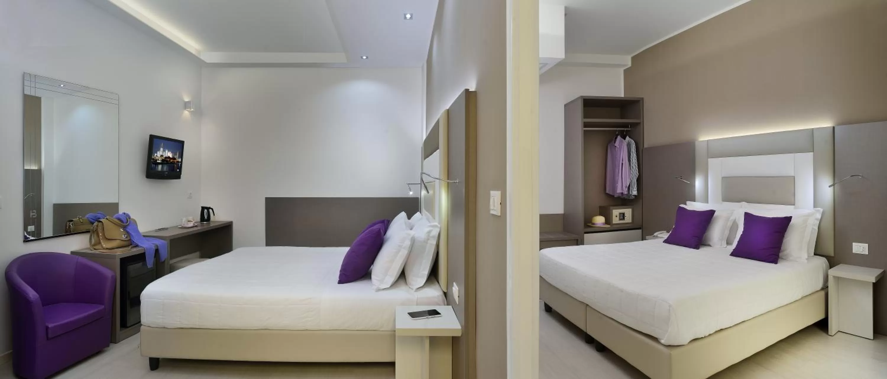 Bedroom, Bed in Hotel Boemia