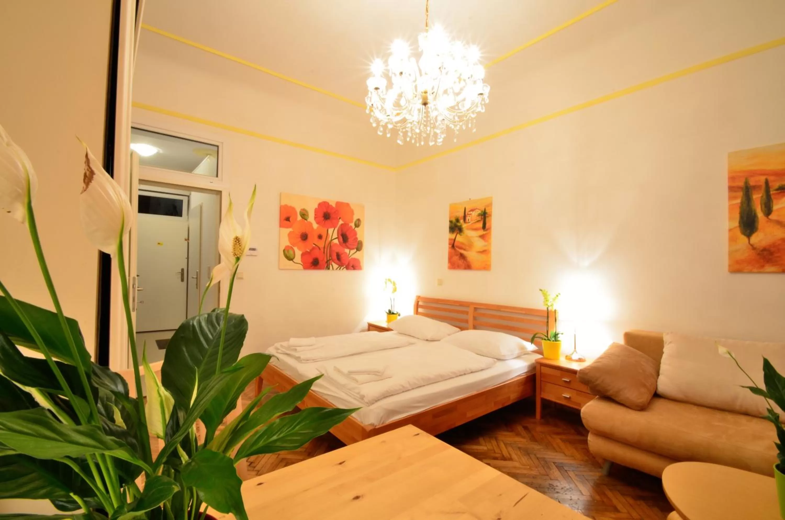 Bed in AJO Apartments - Messe City Flat - Self-Check-in