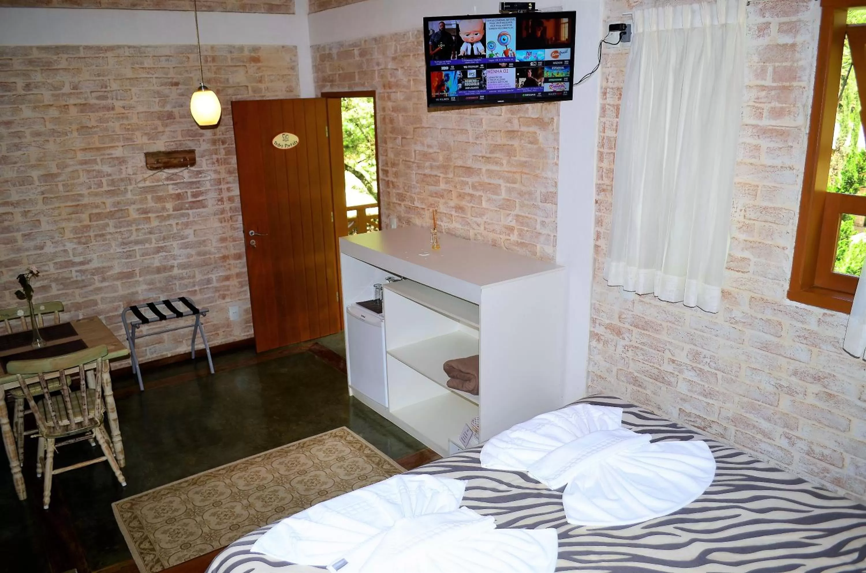 Bed in Pousada Toca Da Coruja