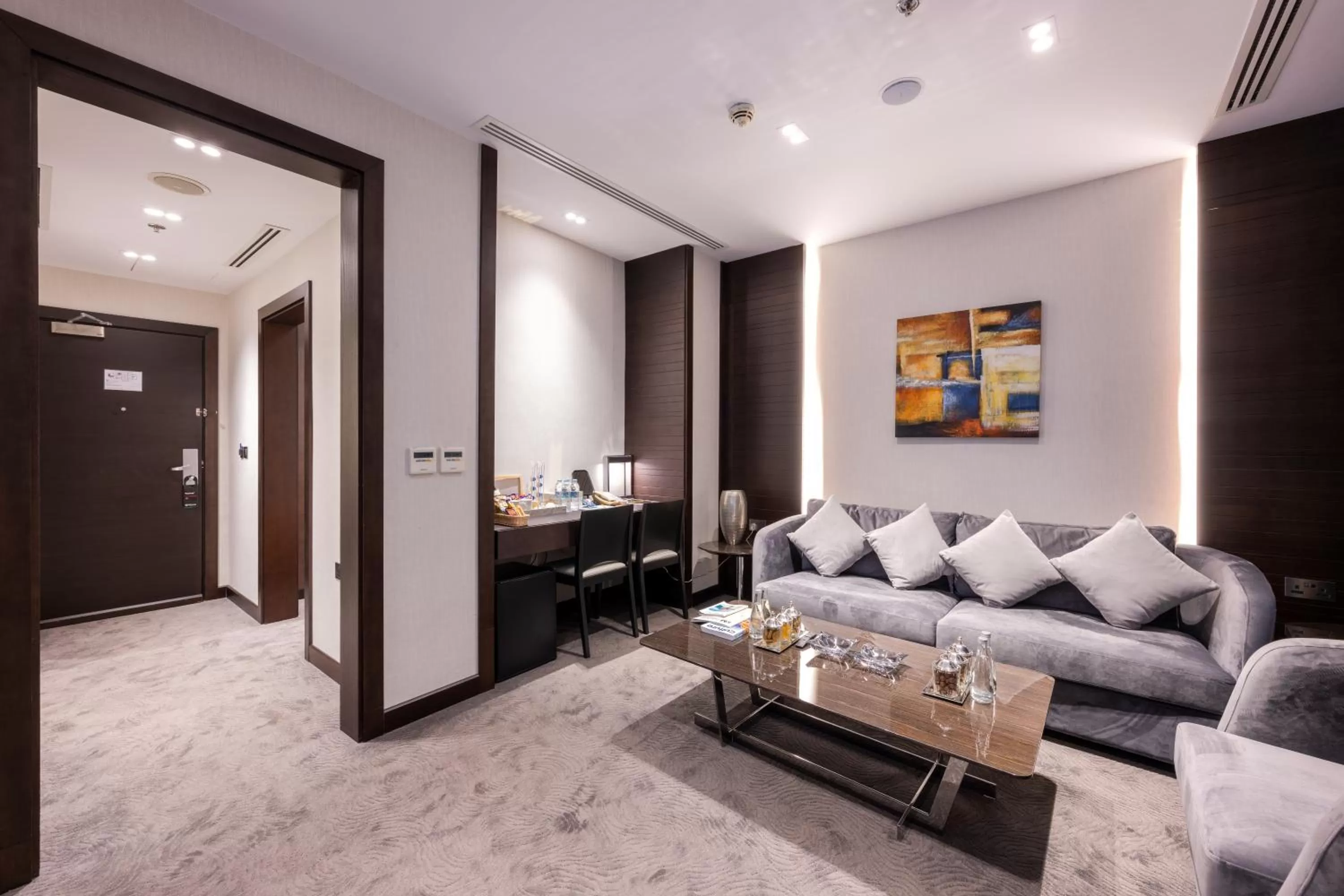 Living room in Ramada Encore Doha by Wyndham