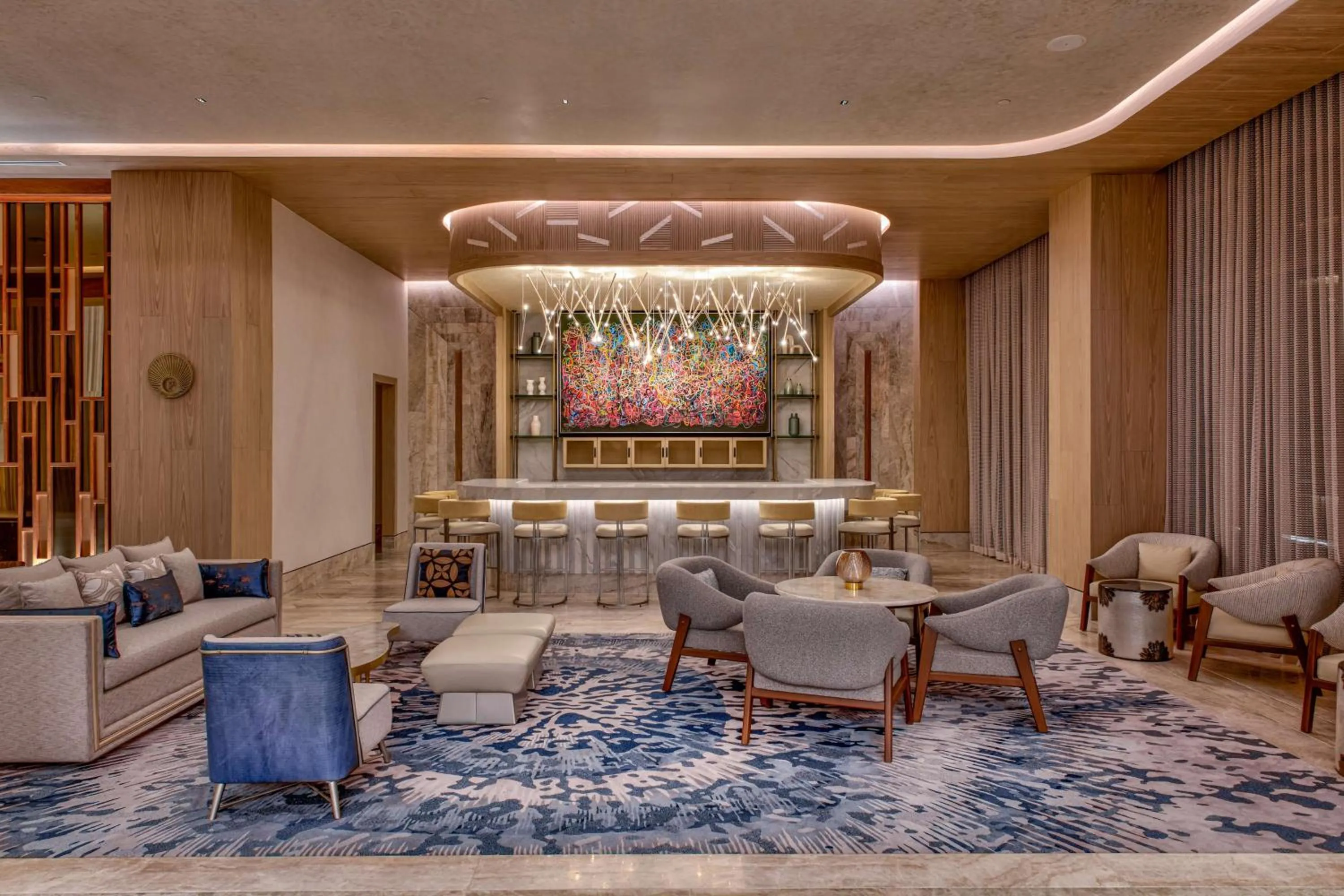 Lounge or bar in Waldorf Astoria Riviera Maya