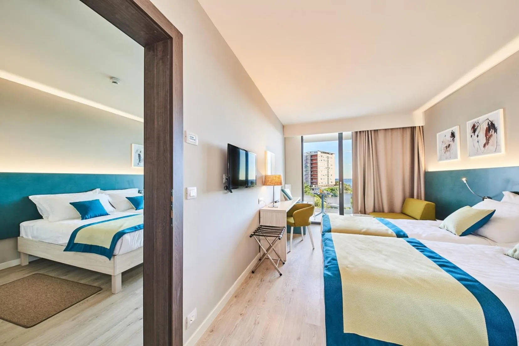 Bed in Hotel Sipar Plava Laguna