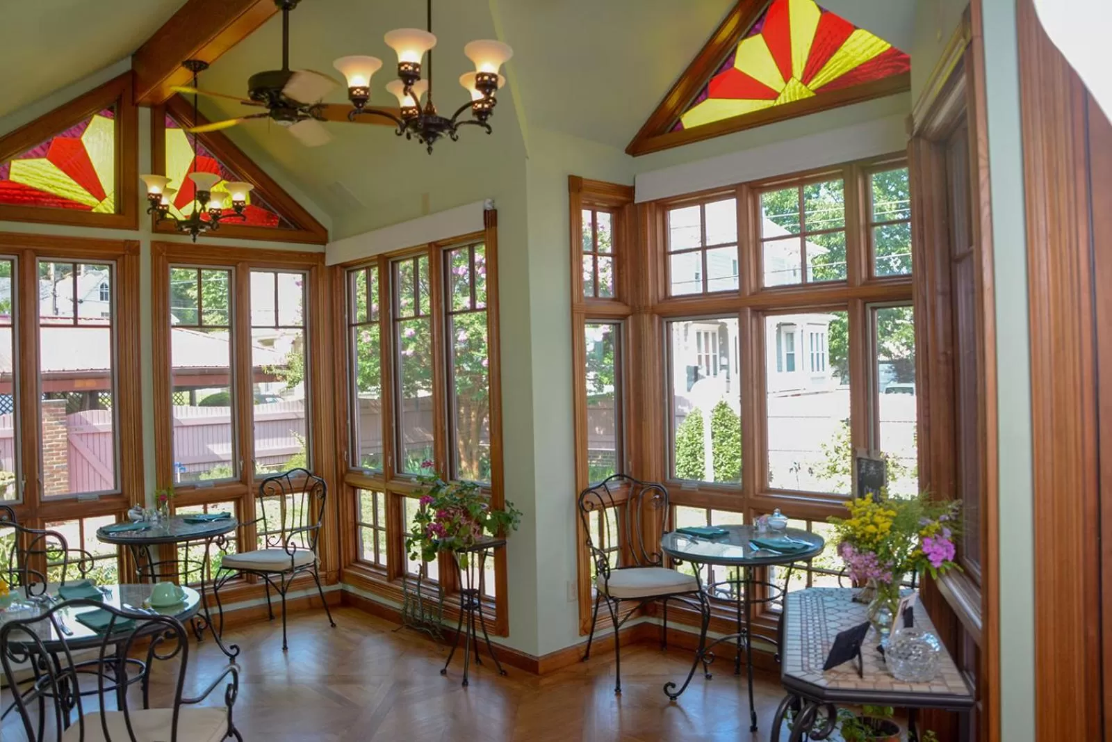 Garden view in The Towers Bed & Breakfast