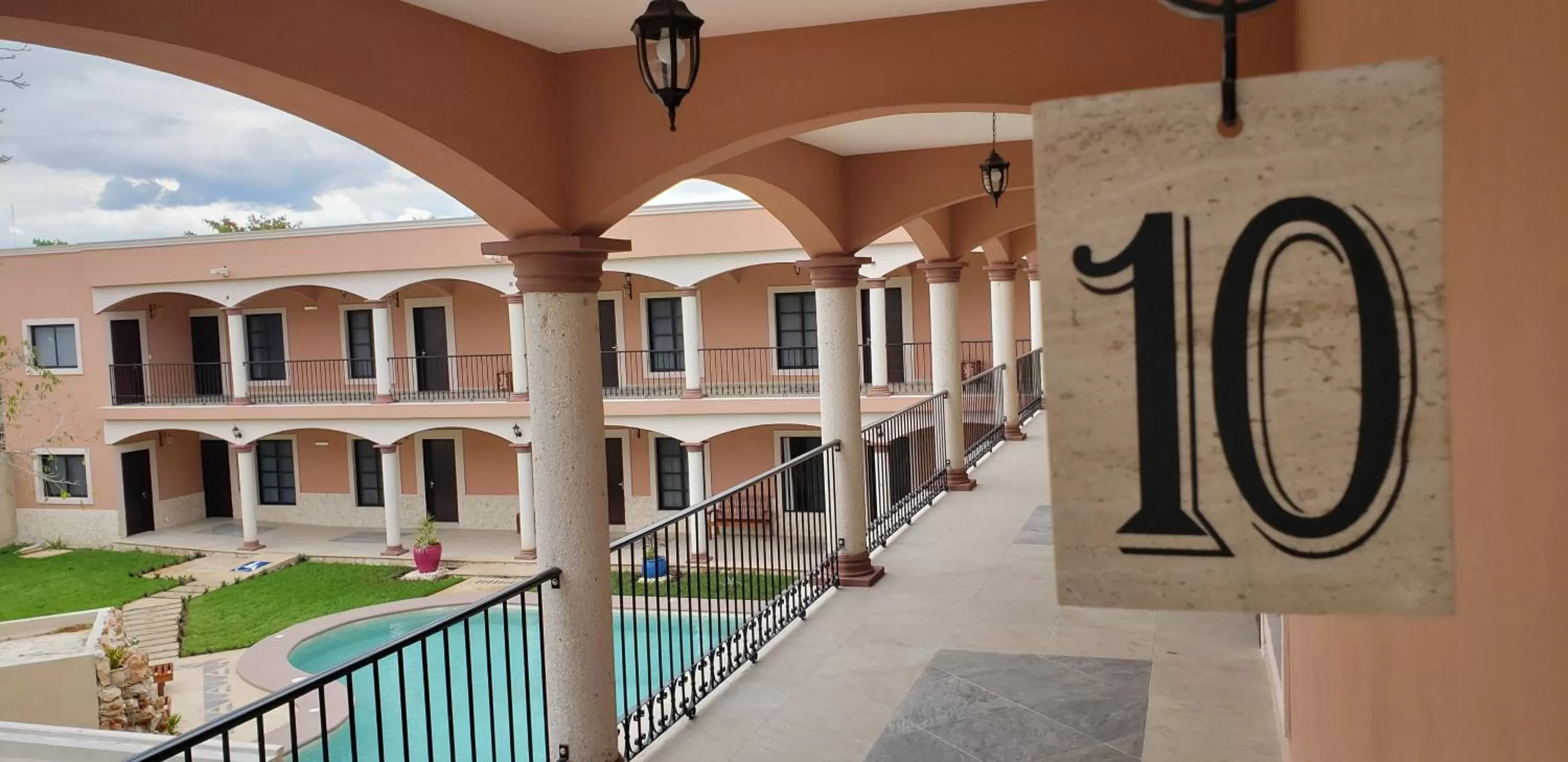 Balcony/Terrace in Hotel Los Frailes, Valladolid, Yucatán