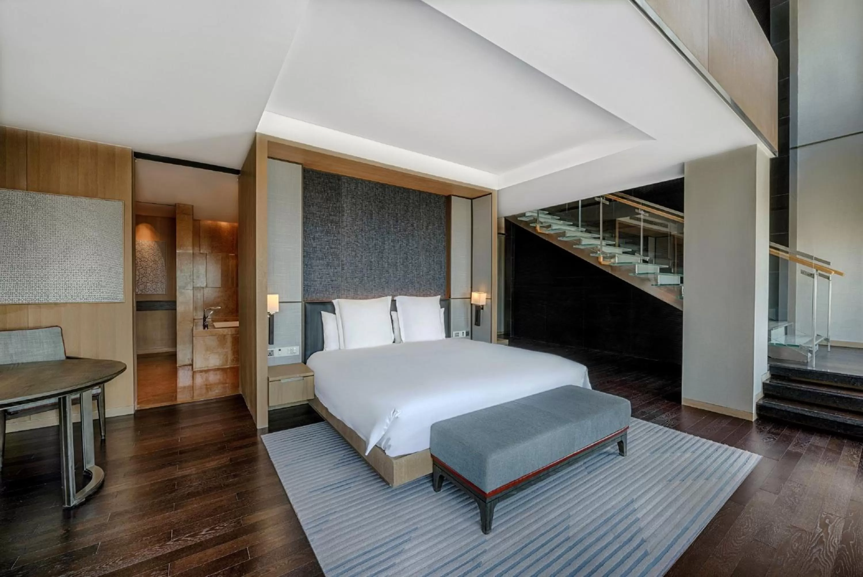 Bed in Park Hyatt Beijing