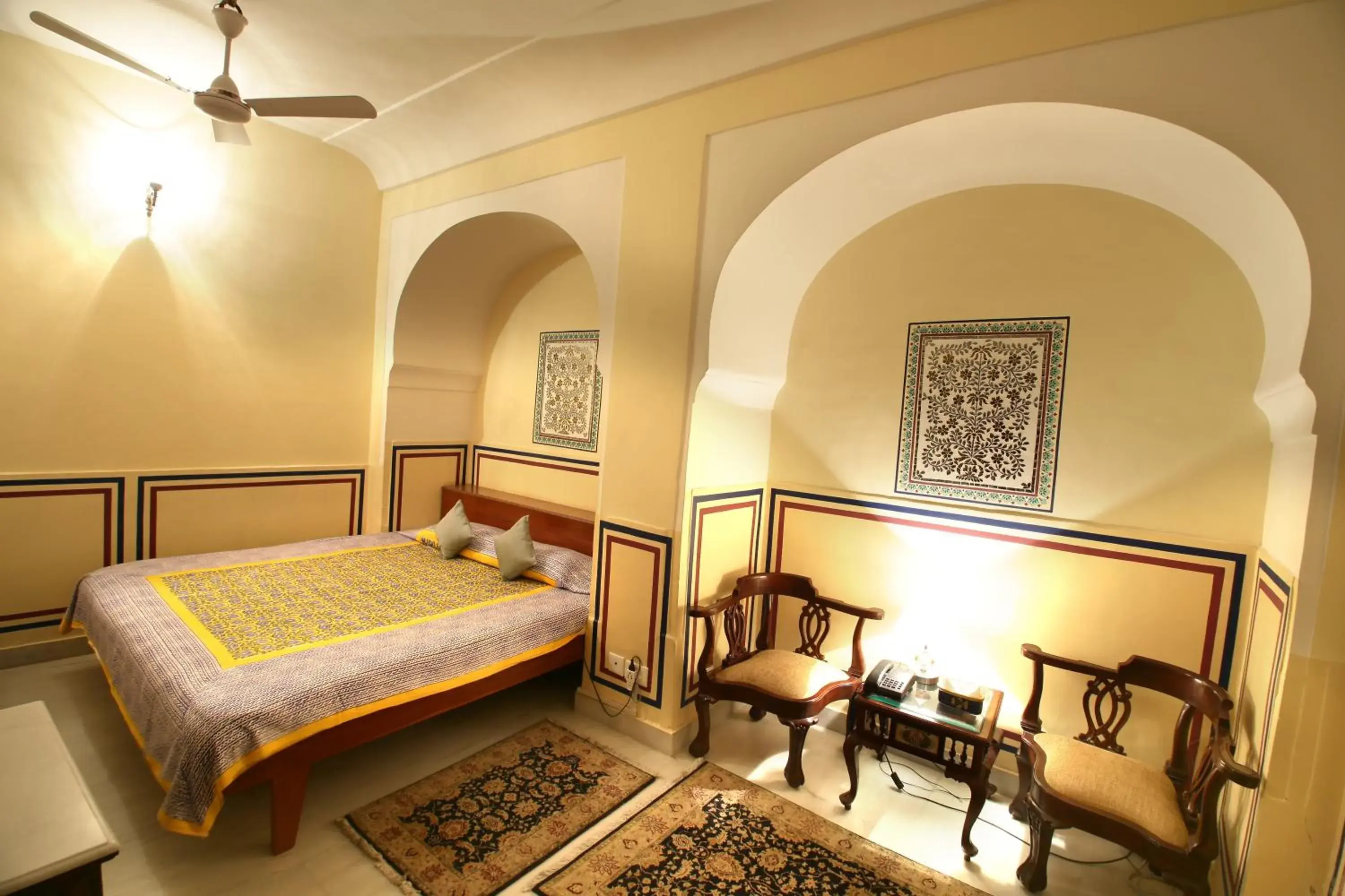 Courtyard Double Room in Khatu Haveli Courtyard Double Room in Khatu Haveli