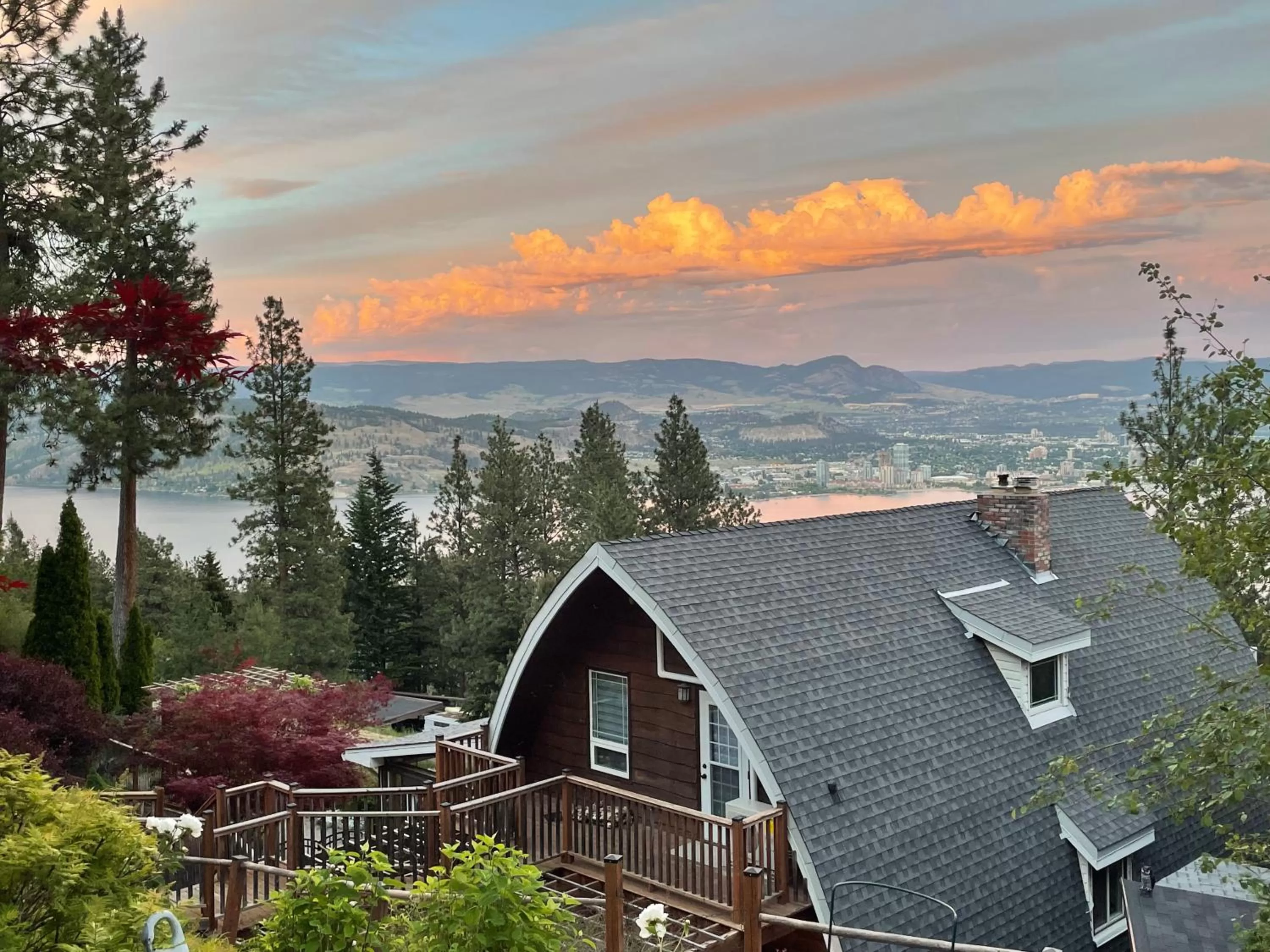 Sunset in Les Chambres Roses