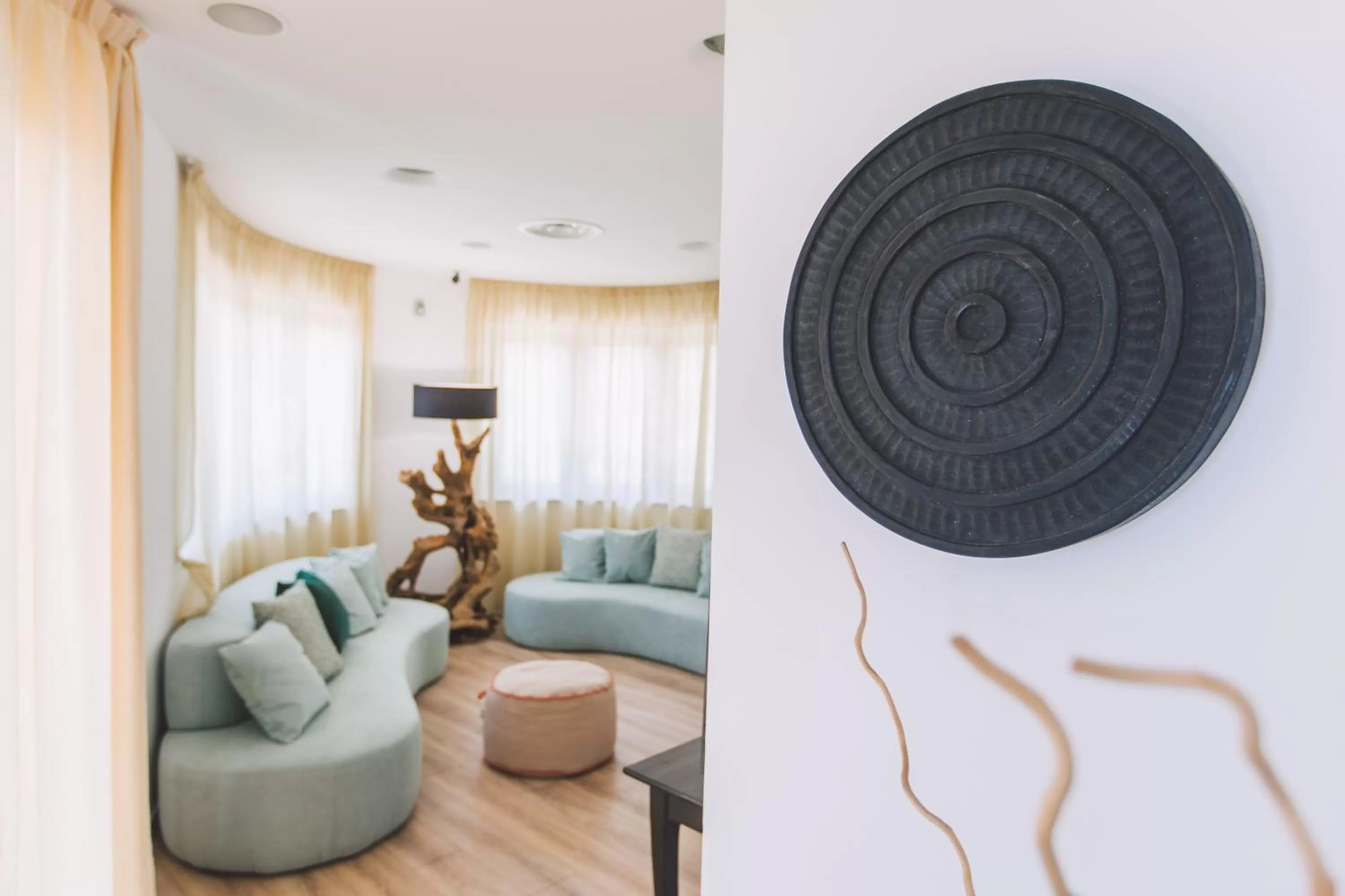 Living room in Taormina Palace Hotel