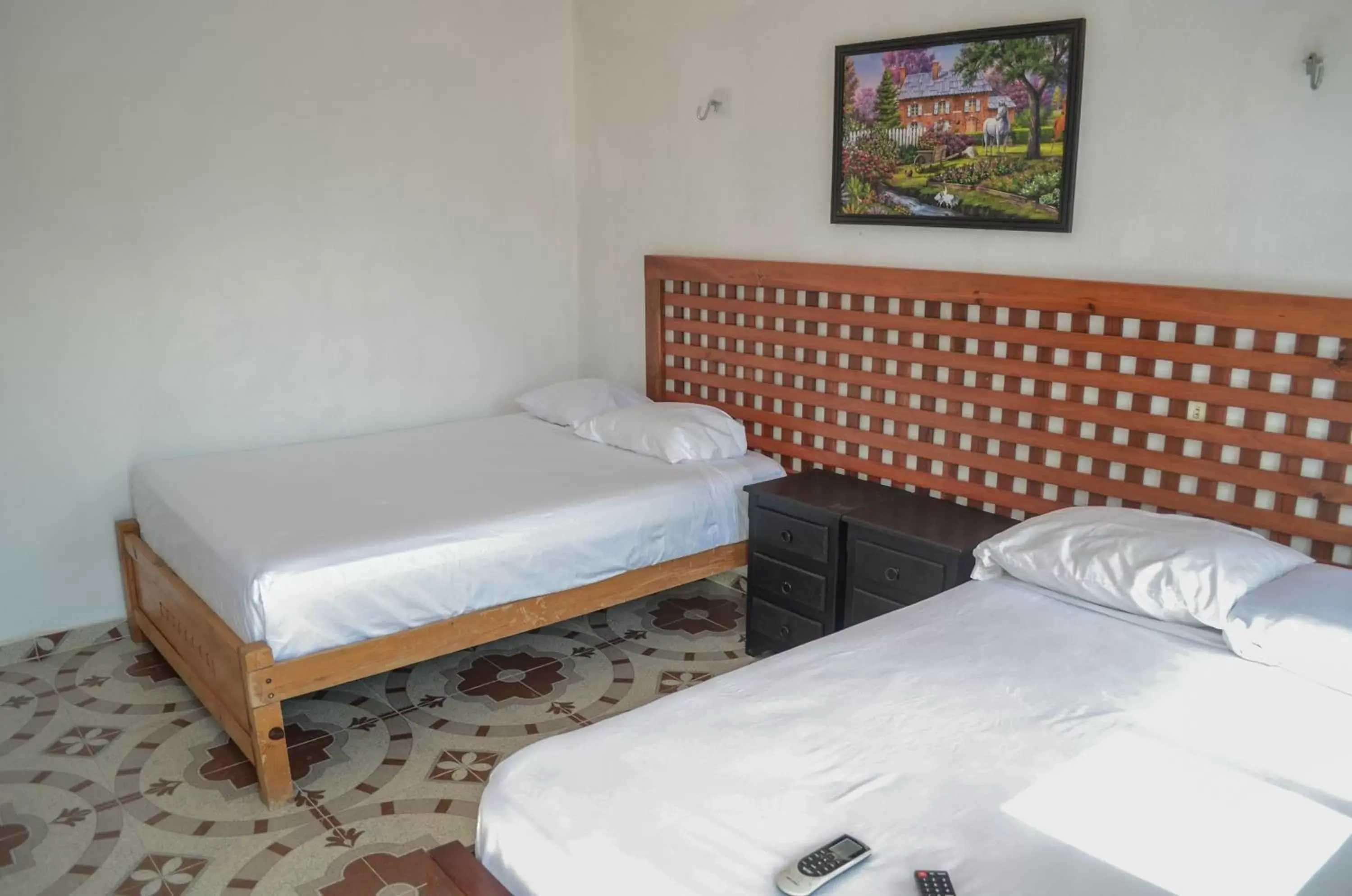 Deluxe Double Room with Two Double Beds in Hotel & Restaurant D´Concepción Deluxe Double Room with Two Double Beds in Hotel & Restaurant D´Concepción