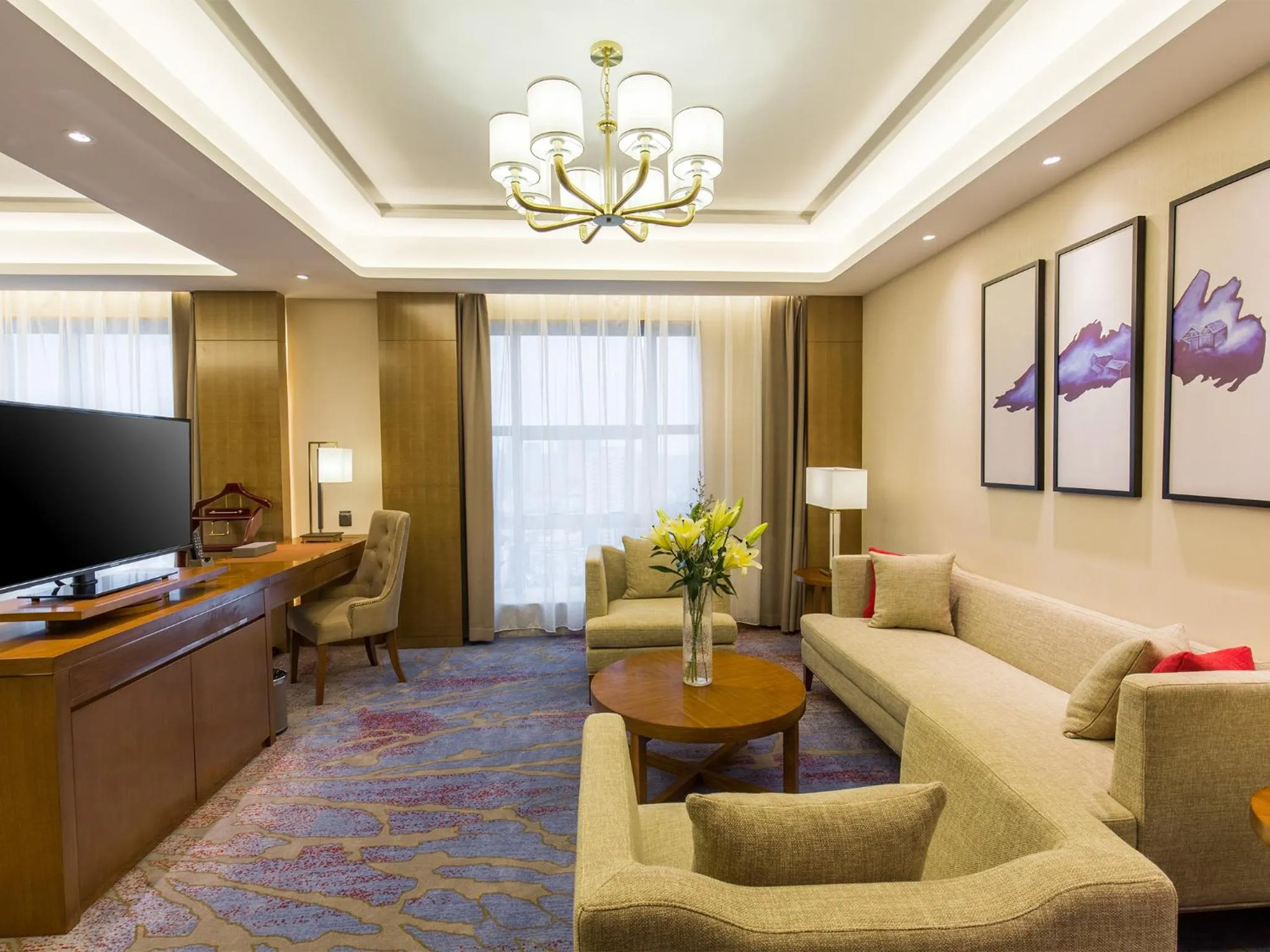 Seating area in Wan Yue Grand Skylight Hotel