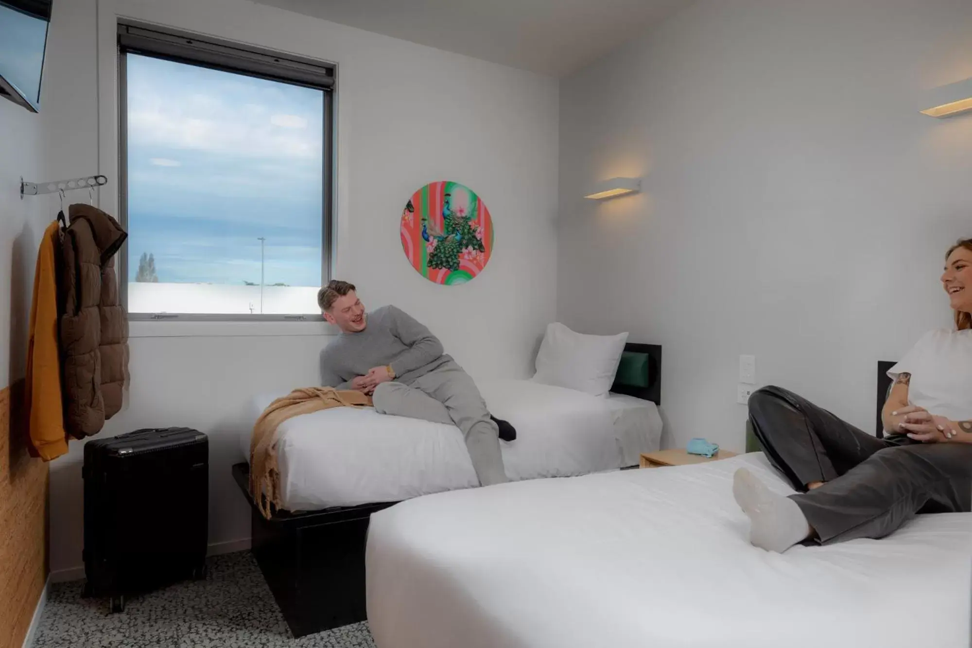 Family Room with Private Bathroom in Jucy Snooze Christchurch Airport Family Room with Private Bathroom in Jucy Snooze Christchurch Airport