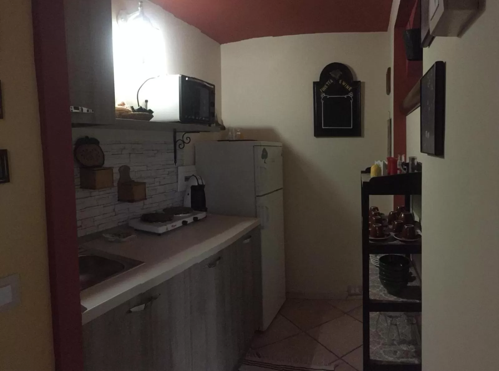 Kitchen or kitchenette in B&B degli Ottimati